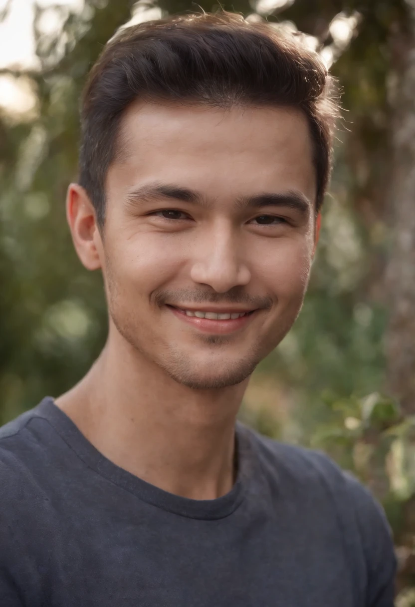 There is a vietnamese man with smile when posing for a photo, inspirado em Ludovit Fulla, Avatar do Second Life, Gorjetando seu fedora, inspirado em Luca Zontini, bonito impressionante realista, inspirado em Maximilian Cercha, Christian, inspirado em Ramon Pichot, inspired by Kristian Kreković, inspirado em Adam Dario Keel, chilled out smirk on face