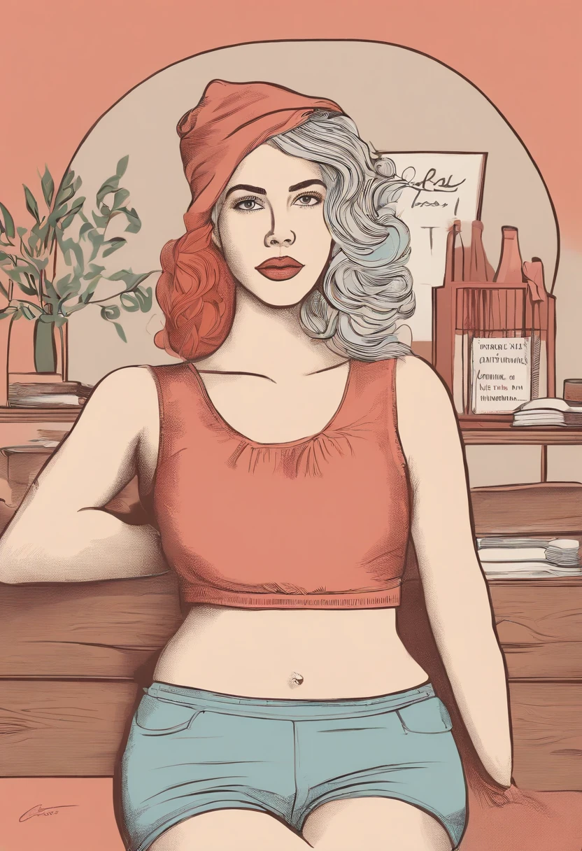 Créez une illustration captivante représentant la révolution discrète des culottes menstruelles dans la routine quotidienne. Utilisez des couleurs douces et des formes évoquant le confort et la liberté. Assurez-vous de transmettre l'idée d'une expérience quotidienne révolutionnée grâce à ces sous-vêtements innovants. Le format carré est privilégié.