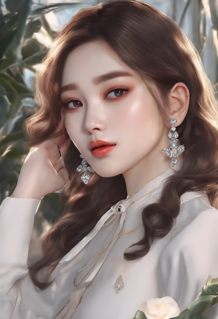 The prompt for the first theme is: (best quality, 8k wallpaper, ultra-detailed CG unit:1.2), (the most beautiful artwork in the world), 1 girl, upper body, idol kpop, illustration.