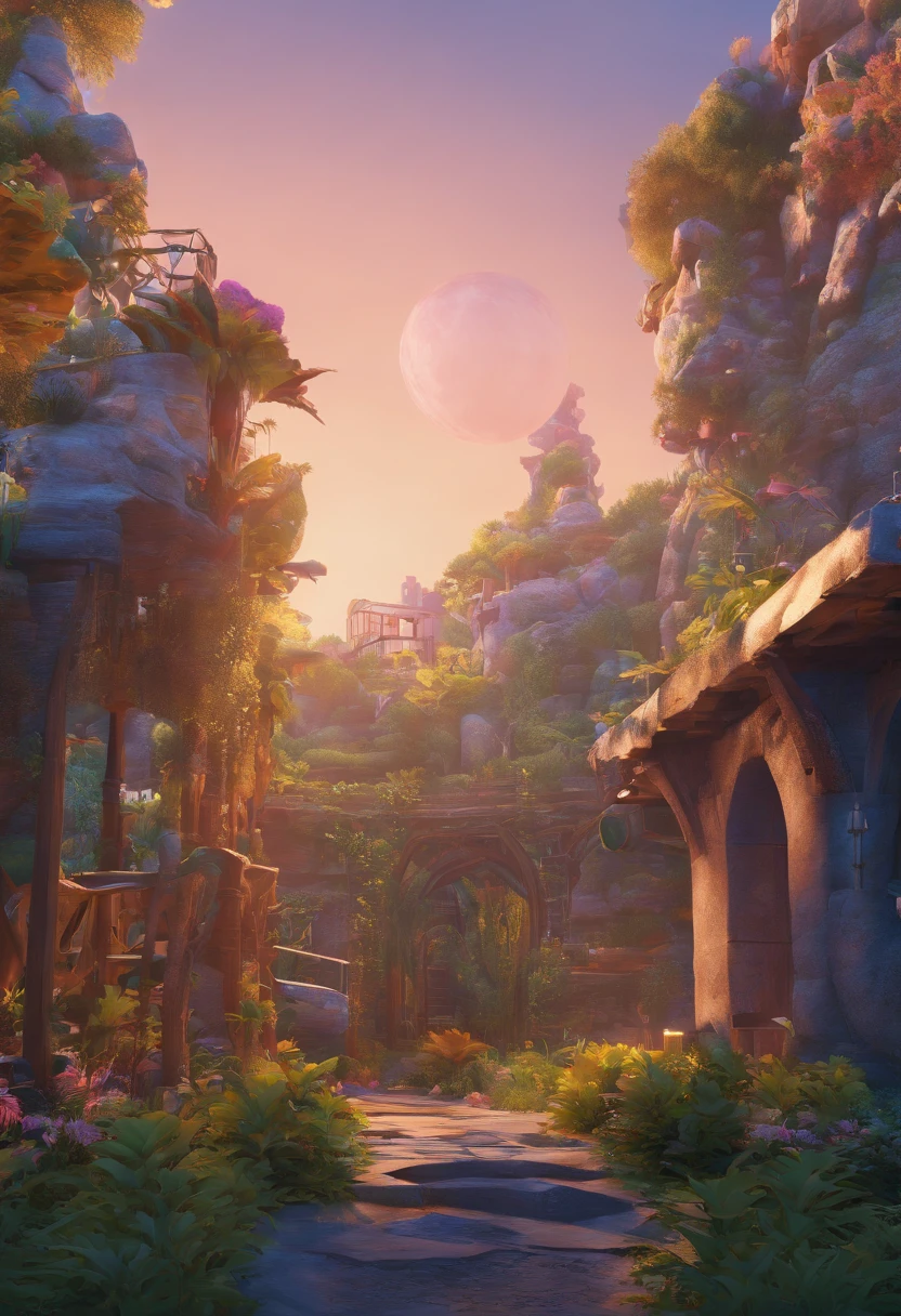 uma boa foto de (((arte conceitual))) (((Paisagem antiga de Fasion))),Resoultion 8K,ultra legal,Hiper Realista, estilo scifi,dramatic lighting, mood lighting, Recursos de hiper detalhes, ray tracing, ..3d, Cinematic lighting, sombras escuras, Unrealistic rendering of Engine 5, ((foco central)),hiper detalhe,trending on ArtStation, 4k,detalhes extremamente altos, Ultra HD |, HDR, detalhes extremamente altos