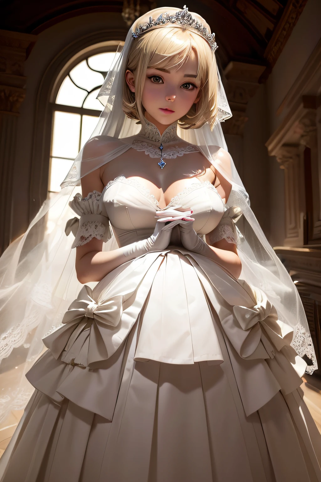 See-through veil