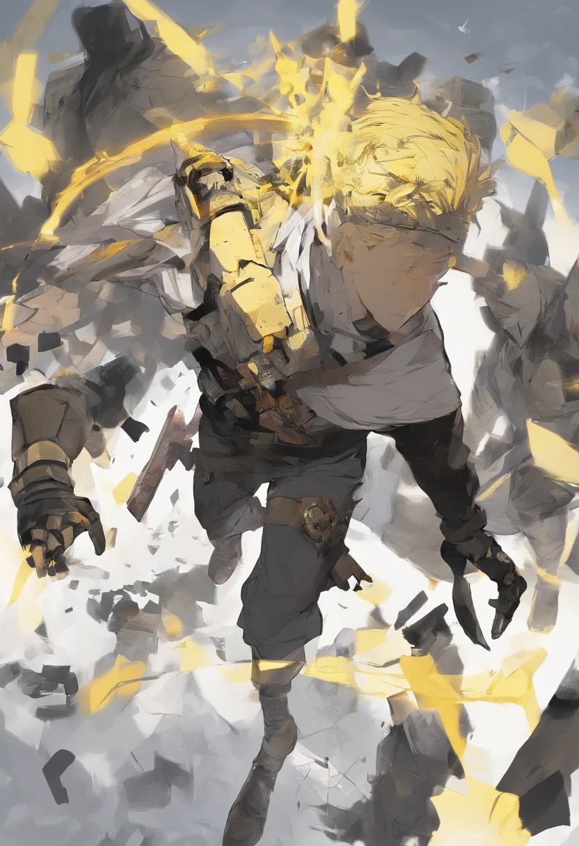 21yo,White-skinned man, Black eyes,Yellow pupil, 1,68 High, with short black hair,Yellow hair ends, The scar under the nose is minimal, Your clothes are the clothes of a poor peasant, As if he were a thief,Has a traumatic but persistent expression