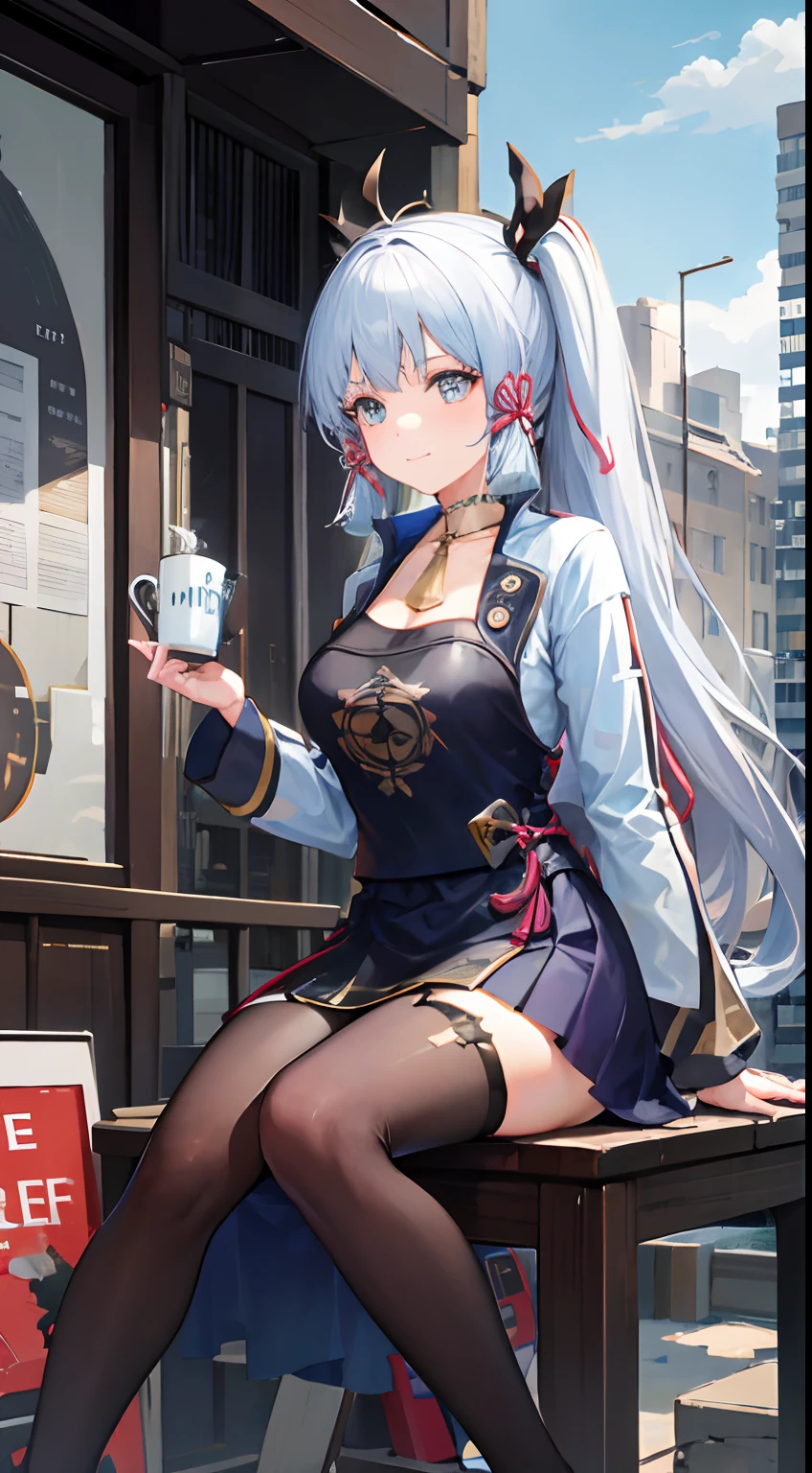 1girl,large breasts,
outdoors,city,street,sitting,light smile, closed mouth,
yetsan,