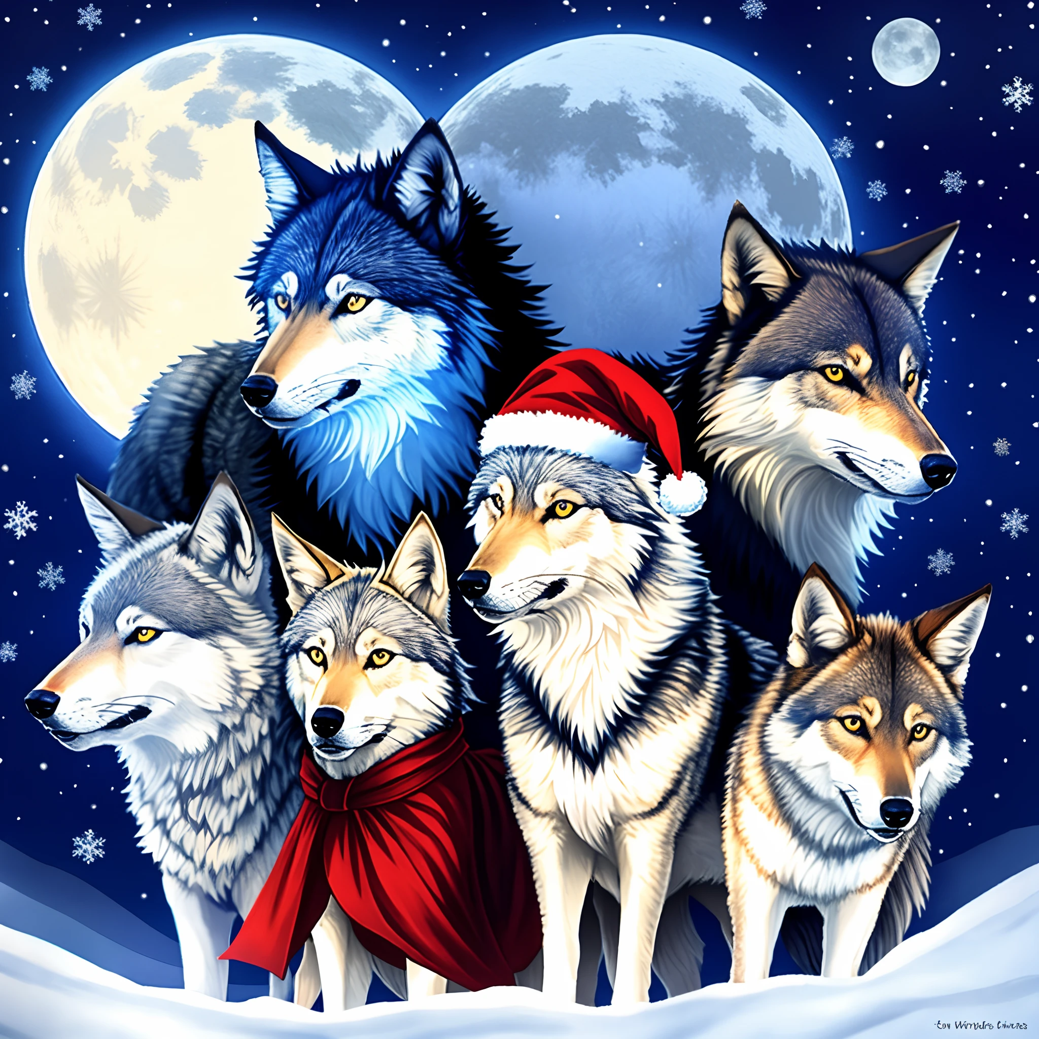 Wolf Winter Christmas Pack