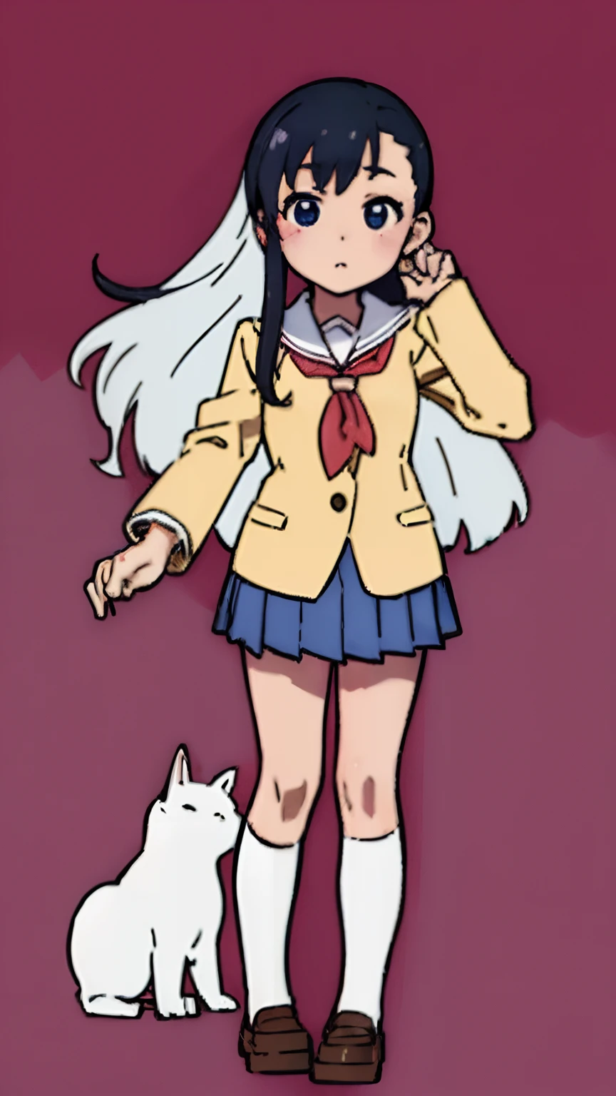 (masterpiece:1.2), (highest quality:1.2), anime girl in school uniform with a tie and skirt, magical school student uniform, magic school uniform, wearing school uniform, wearing a school uniform, jk uniform, girl wearing uniform, aya takano color style, wearing japanese school uniform, japanese school uniform, school uniform, seifuku, hinata hyuga, nagatoro, japanese girl school uniform, rumiko