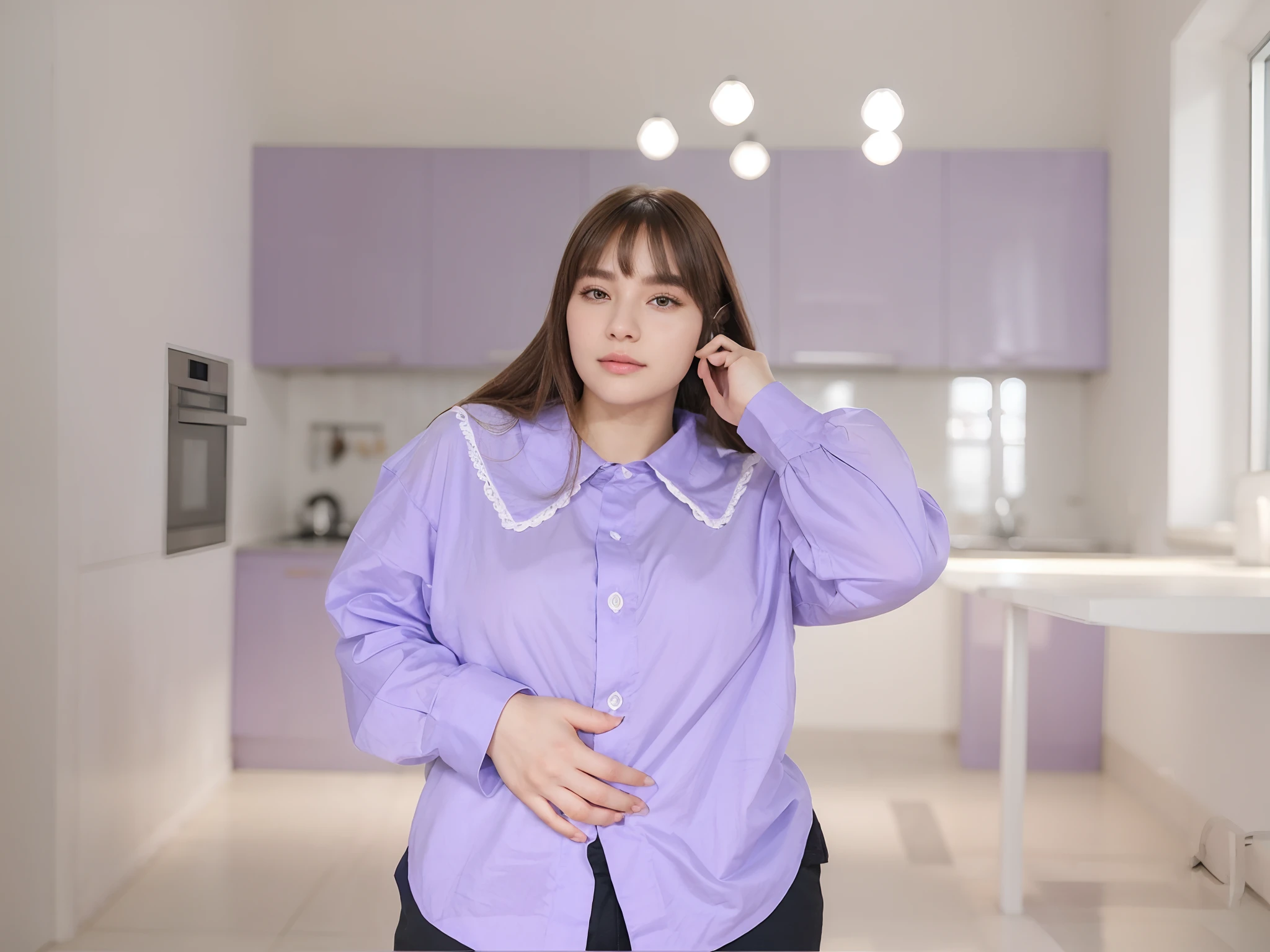 Fat girls , age 10 years , very fat , obese, in school