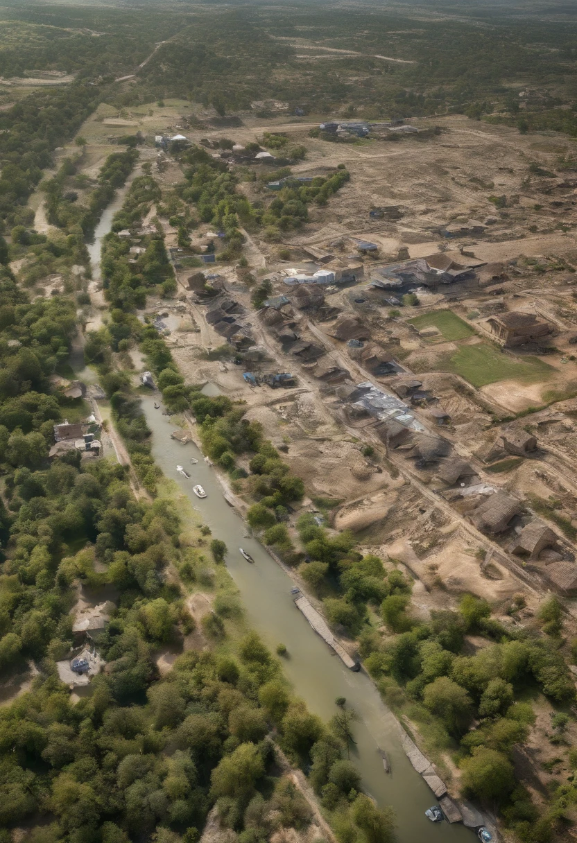 Asaam ,dron view from 1000 km above beutiful scenario,birds,