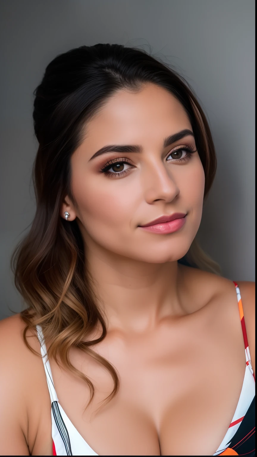 um close up de uma mulher com um rosto muito bonito, com maquiagem profissional, rosto sexy com maquiagem completa, Lorena Avarez, foto de perfil headshot, inspired by Gina Pellón, rosto completo close up retrato, retrato de rosto completo, full - rosto close - retrato para cima, retrato profissional close-up, em maquiagem profissional, close - up studio photo, foto de perfil profissional