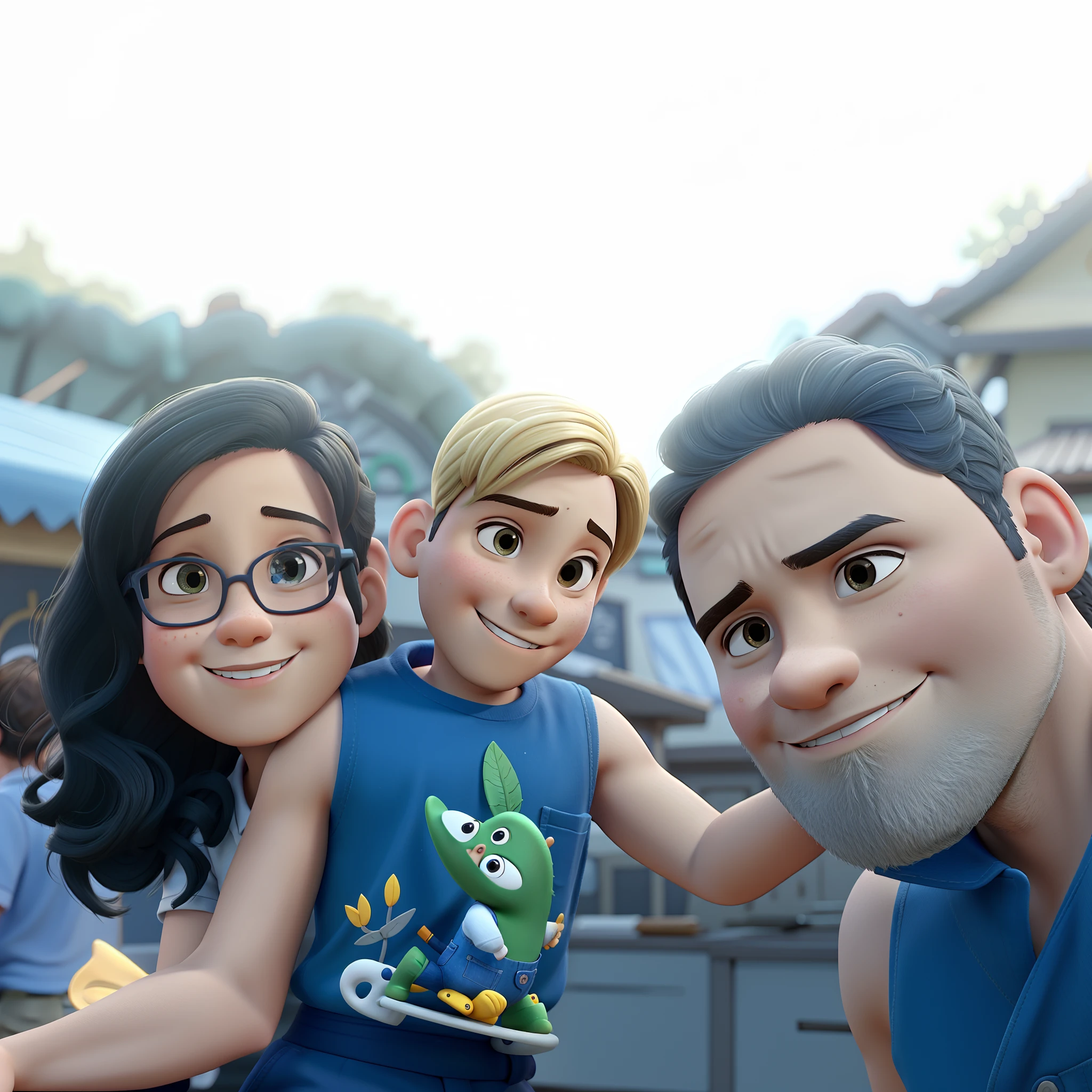 pai, mami. cabelo pequeno, Disney pixar |