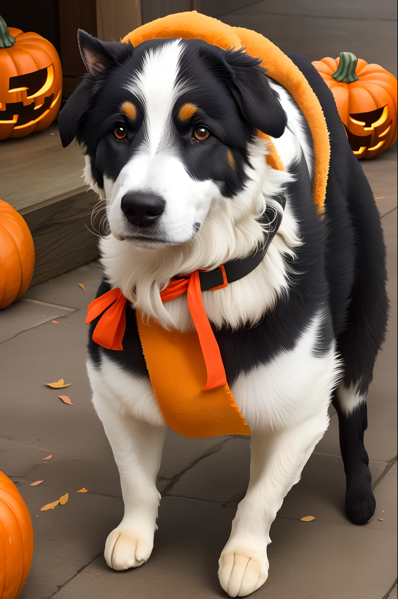 Swiss Shepherd in Halloween costume