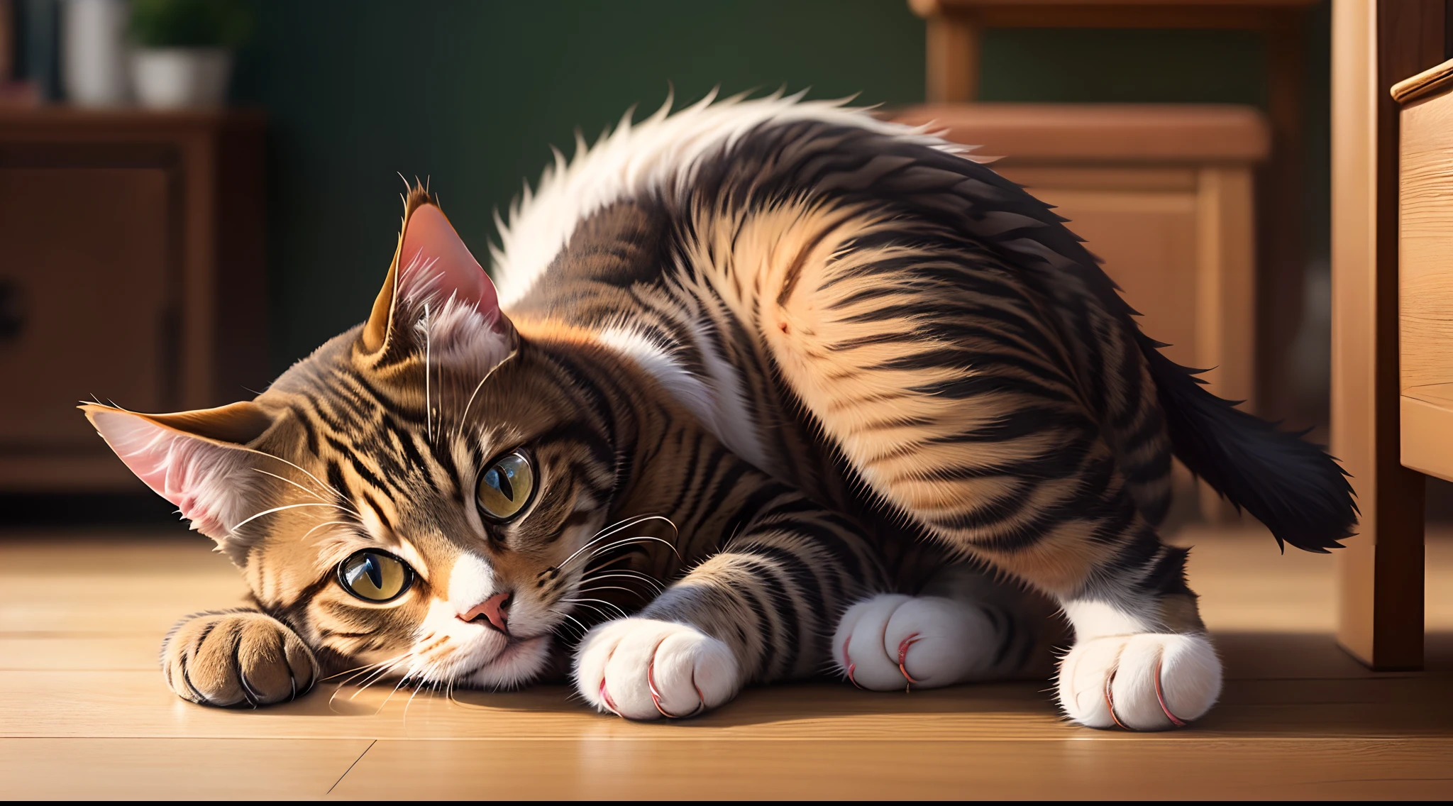 Put out a realistic cat image