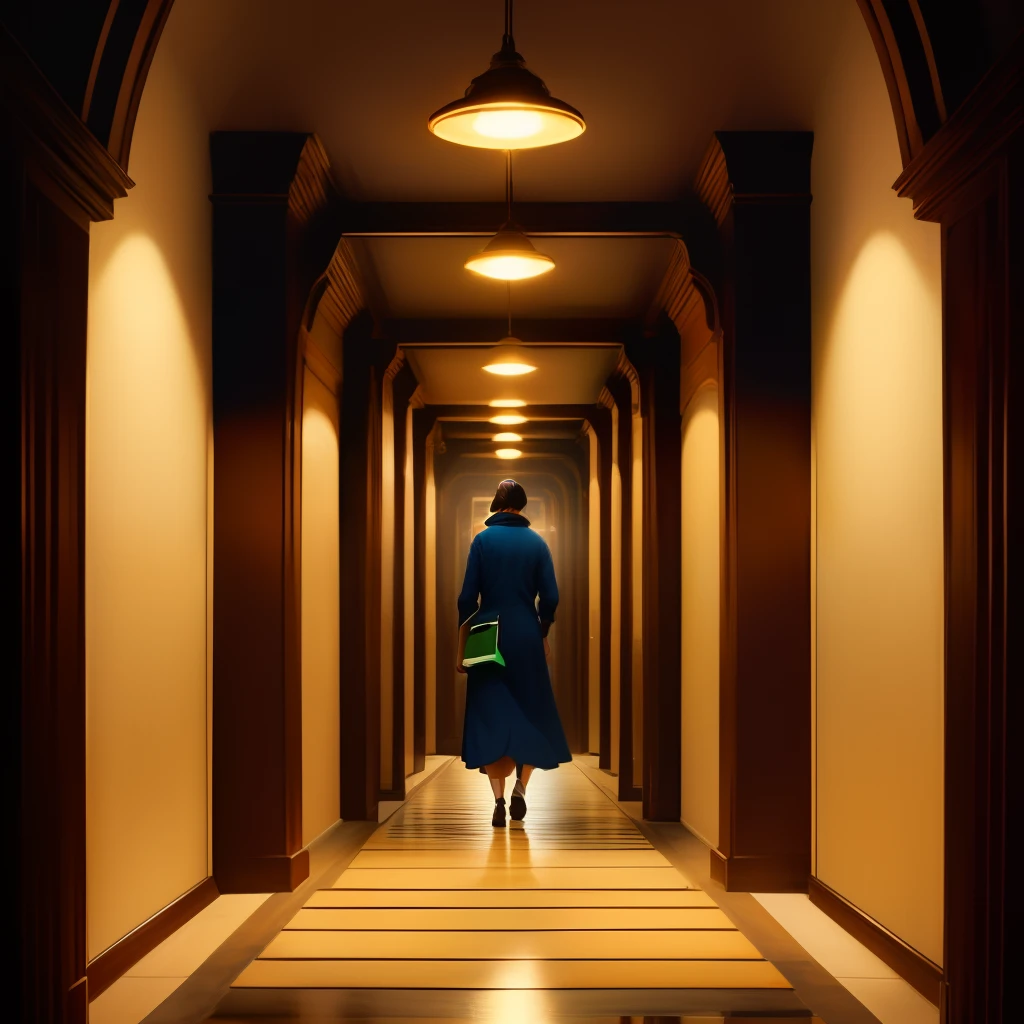 Uma loja grande de perfume escrito dantelie Aromas pessoas entrando nessa loja em desenho de Pixar