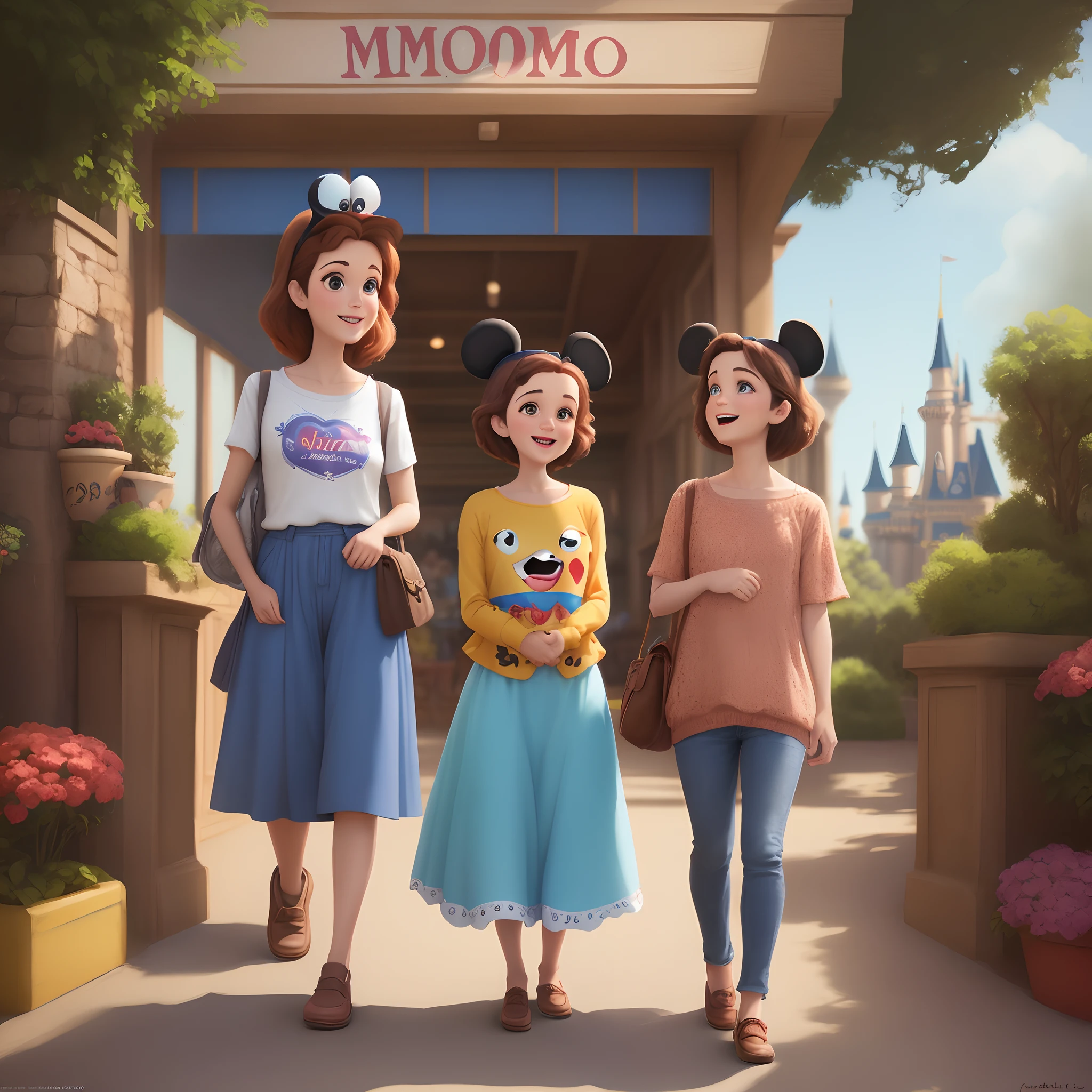 Modelo estilo pixar Disney