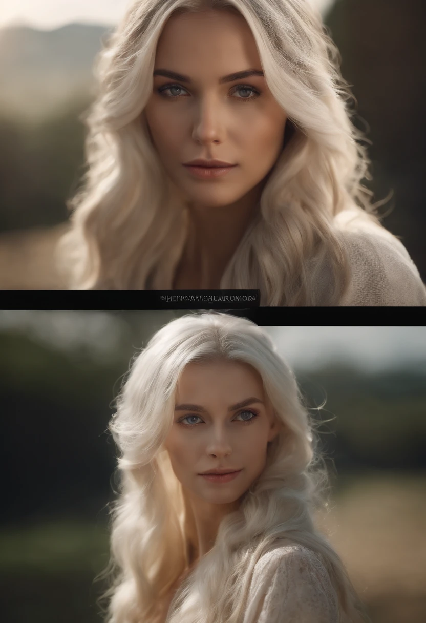 high quality, best quality, photo-realistic, raw-photo, realistic, ultra realistic 8k cg, ultra-detailed, High definition, masterpiece, Slender girl with long white hair сидит на мотоцыкле харлей девитсон