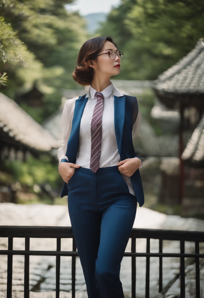 8K Fine Details eye glass Recruit suit pant suit Valley japanes nerdy ty s ass PO embarrassed from undergarment