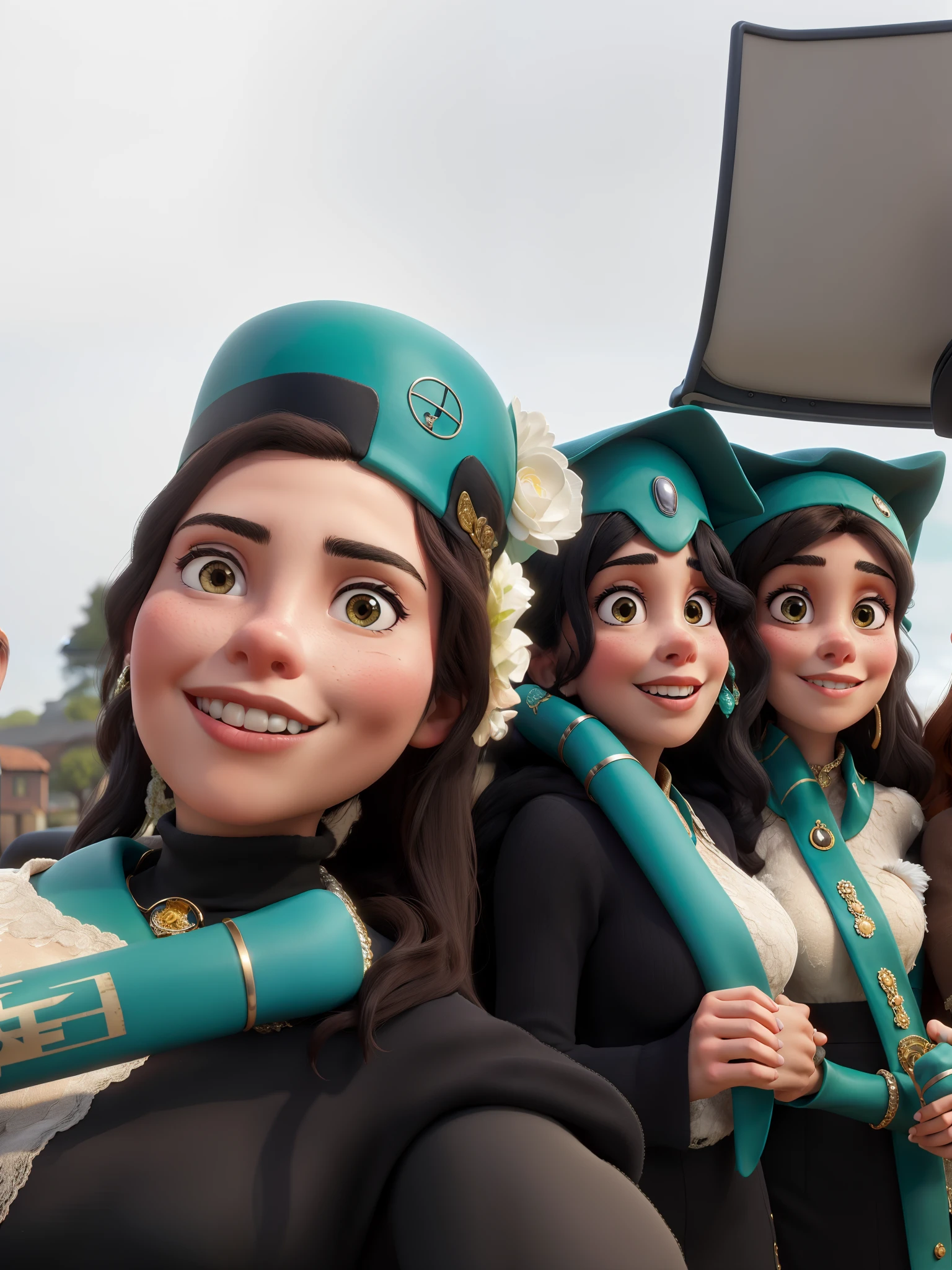 Three beautiful women