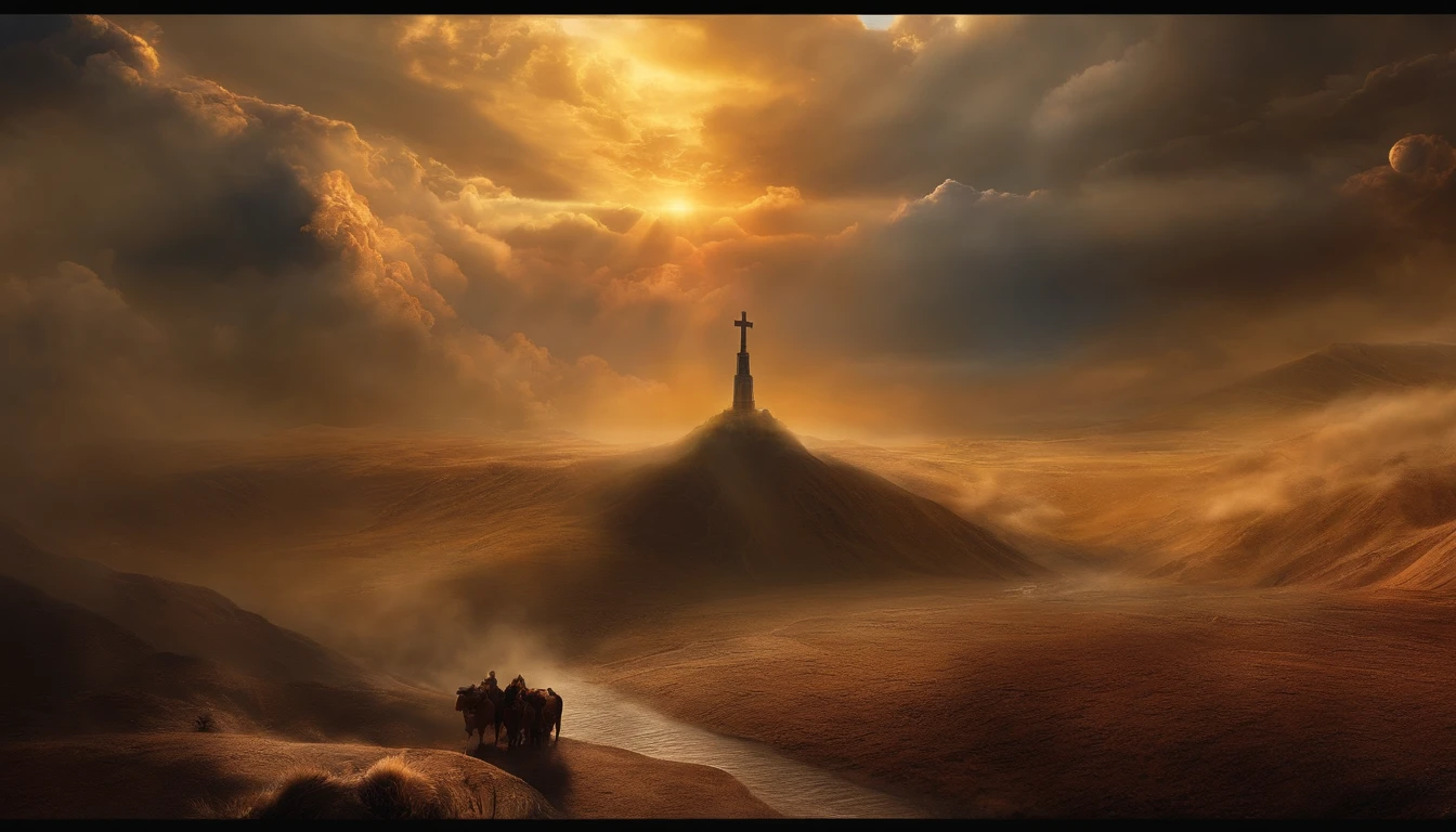 Transition scene to prophetic visions in which God narrates the images and events described in the book of Revelation