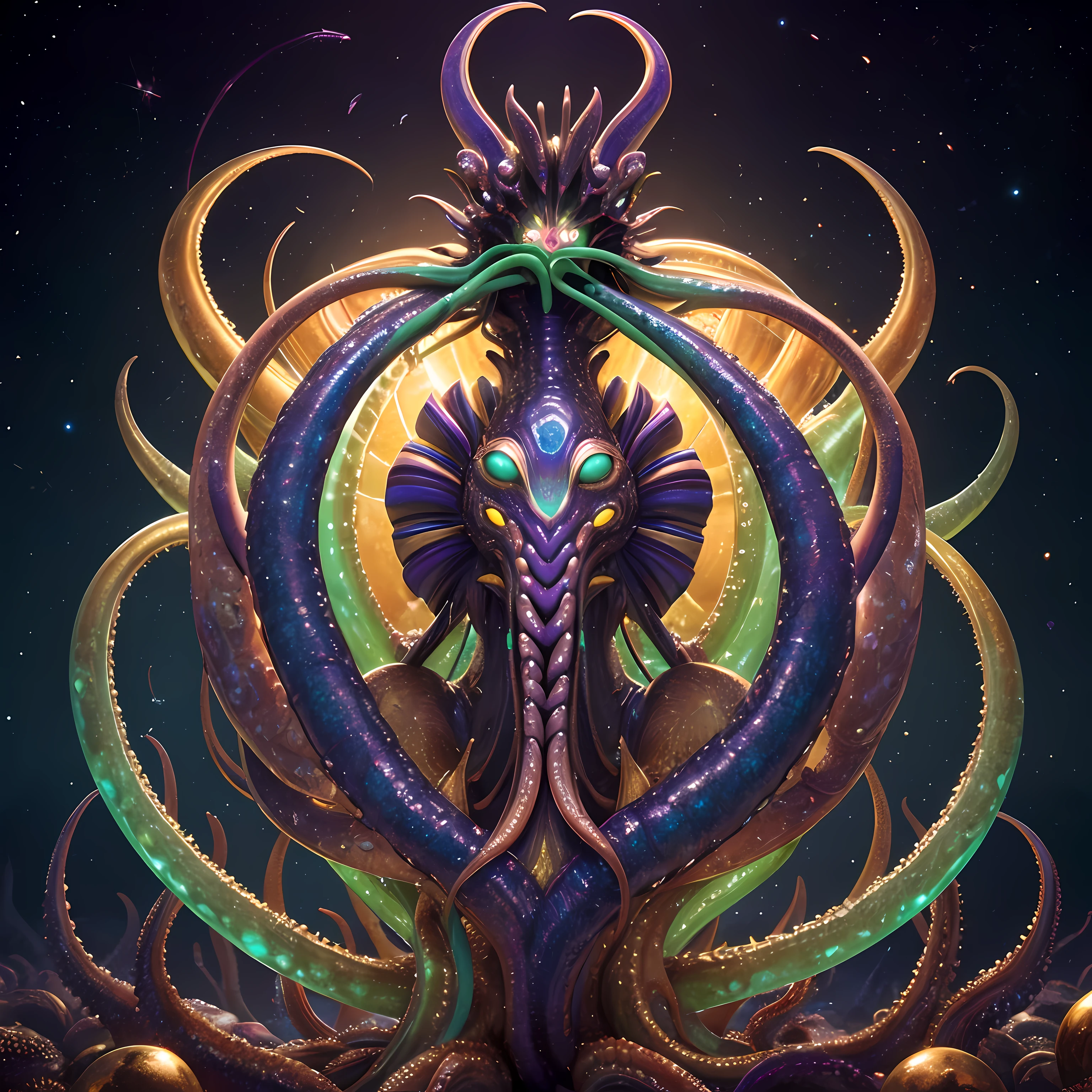 {NEO GOD}{an alien}{Chemicals}{Deities}{vhorrified}{Deities々Right}{Beautiful shape}{an oil painting}{hight resolution}{devastated}{Buddha}{Rainbow flesh}{Ultimate form}{Another dimension}{kosmos}{mistic}masterpiece , best quality , ultra-detailed{cthulhu mythos}{goddes}{MuCoi}{mucous membrane}{tentaculata}{worm}{Nyarlathotep}{High Quality}{symmetry}