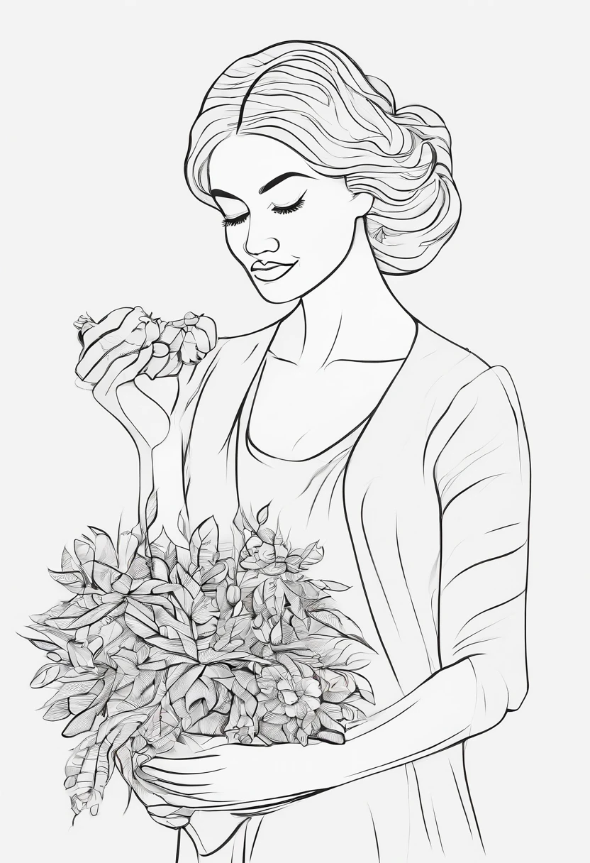 Draw a simple way of doing acts of generosity as expression of your love to other living beings like plants, animals or humans