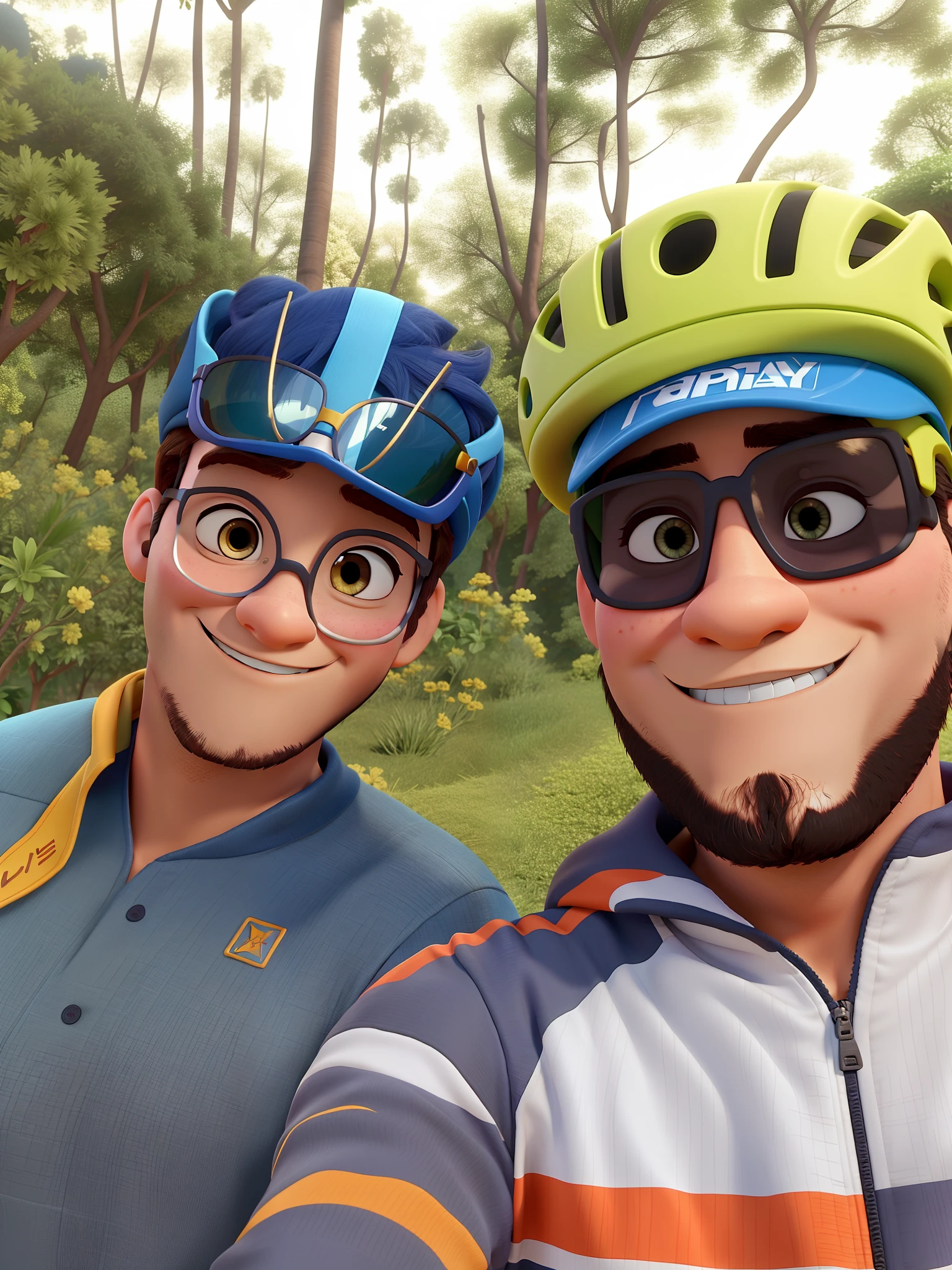 casal homem e mulher no estilo Disney Pixar, alta qualidade, melhor qualidade