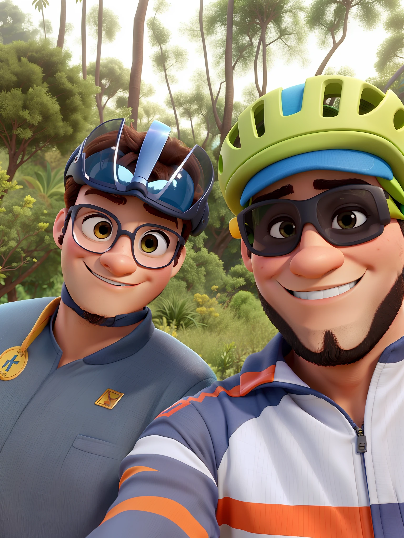 casal homem e mulher no estilo Disney Pixar, alta qualidade, melhor qualidade