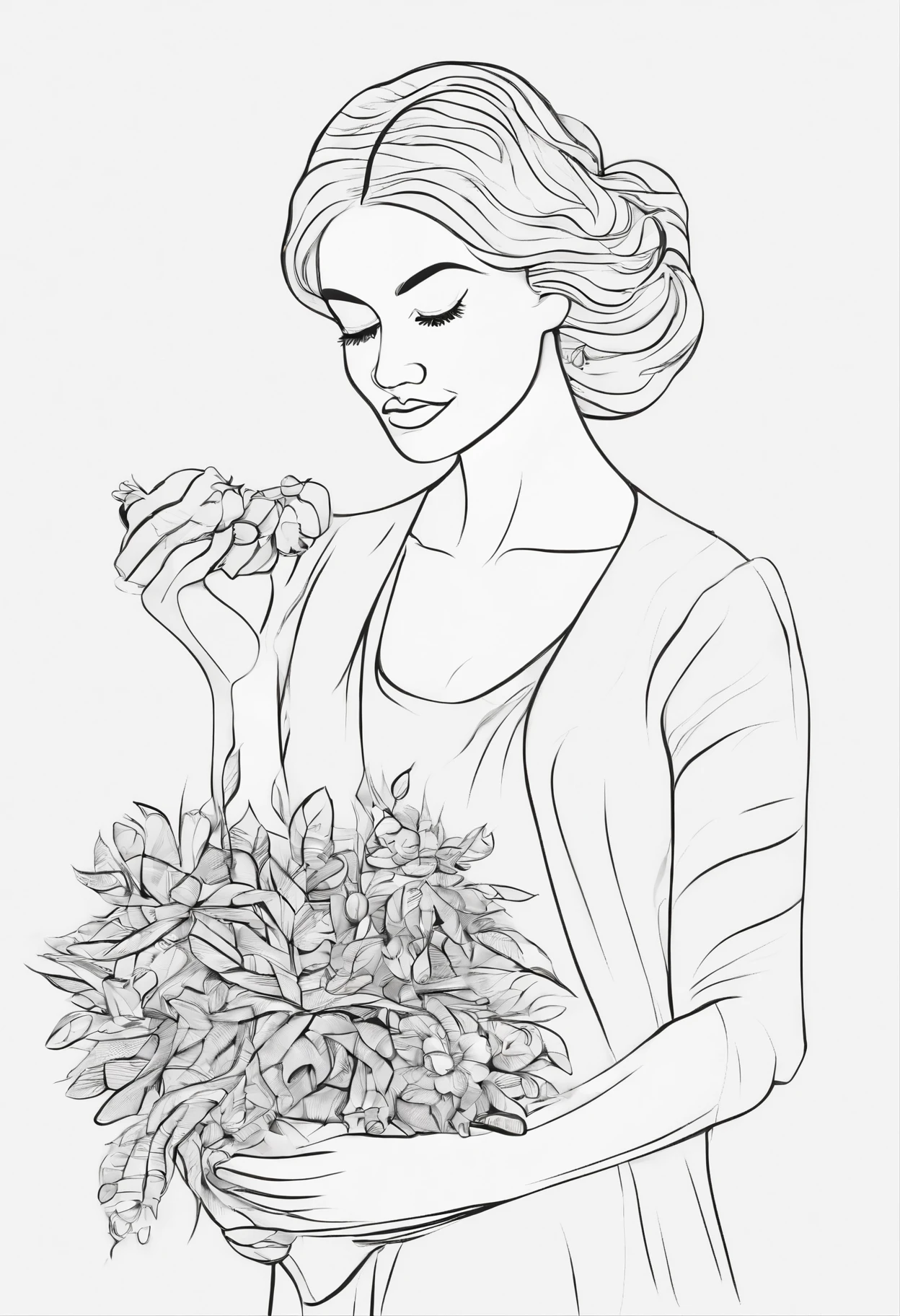Draw a simple way of doing acts of generosity as expression of your love to other living beings like plants, animals or humans