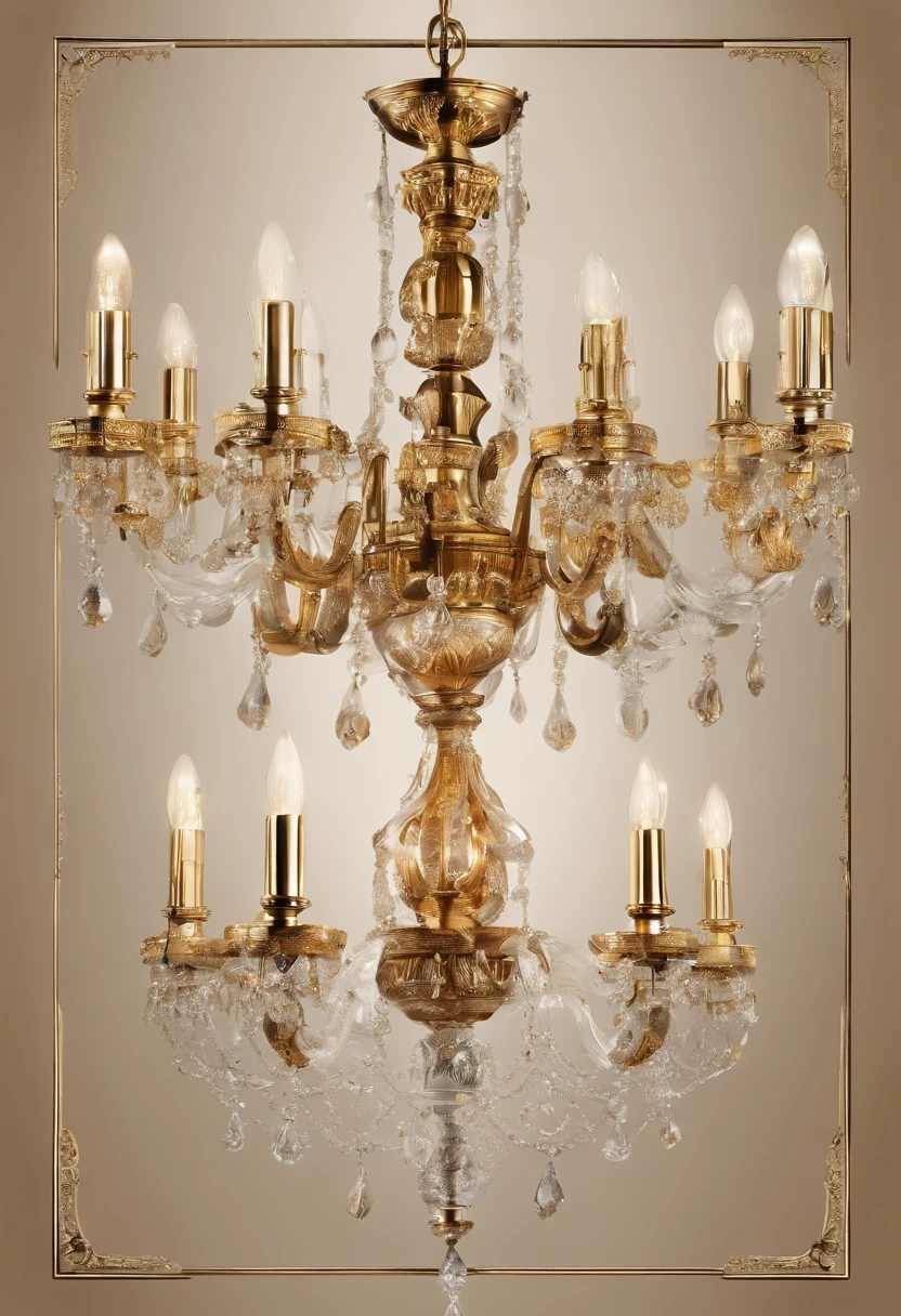 landing page for a chandelier of all design selling website