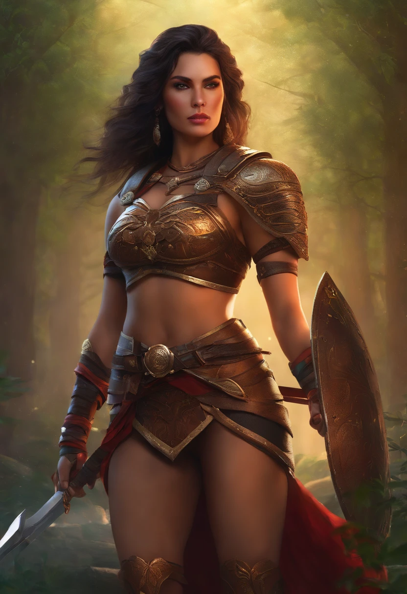 Female, warrior, thicc