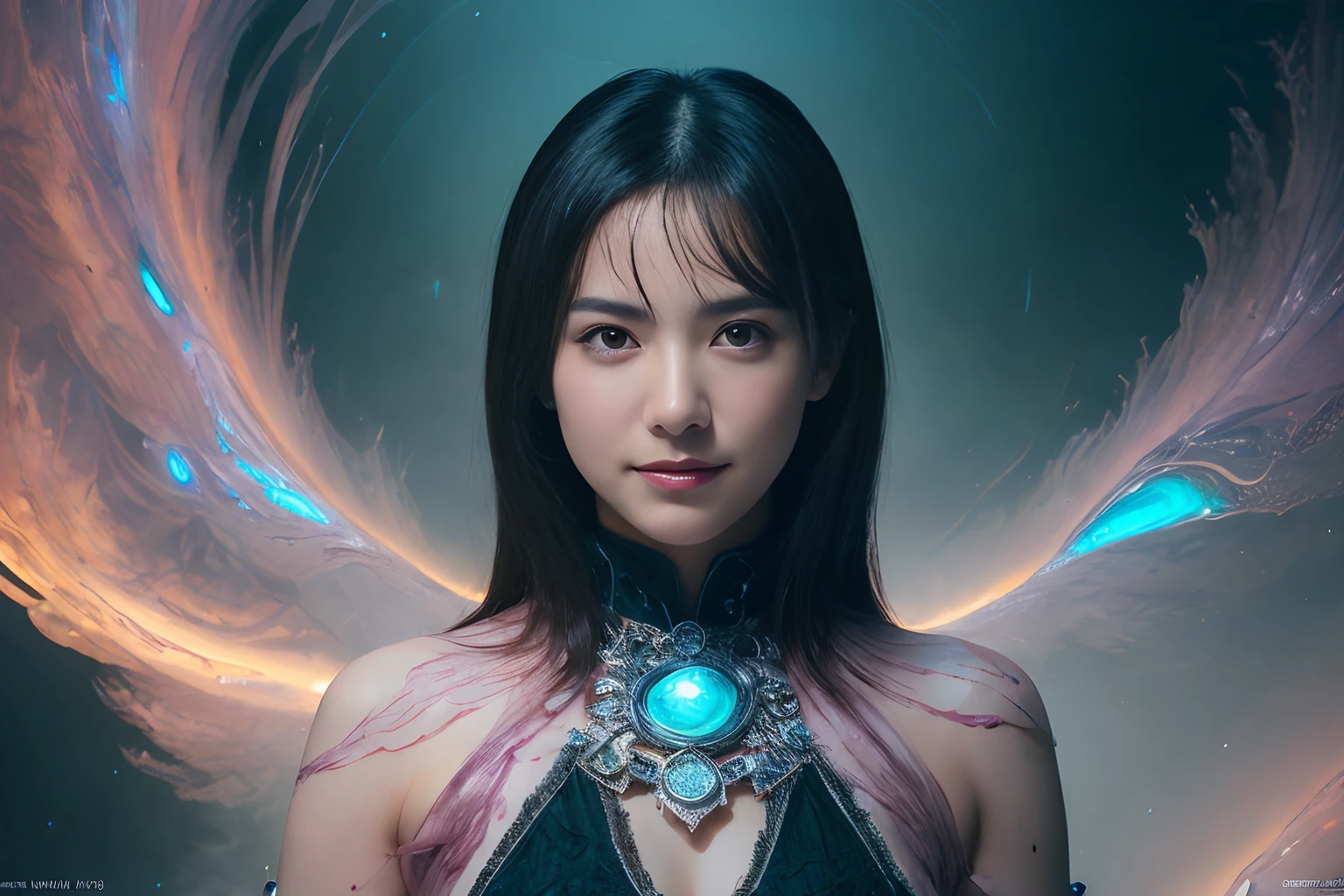 (Two beautiful age italian girls:1.6), Close friends, (They are hugging each other:1.2), Kiss her cheek or chest,(Detailed iridescent bodysuit with beautiful fractal or marble design:1.5), Incredible and spectacular scenes, ((High quality)), ((Detailed)), ((Fantasy)), Blue Plasma Brain, Green Plasma Body, Vulgarity, beutiful breast,  obscenity, (Lewd smile:1.2), coarse, Obscene, mean, (raunchy:1.2), (Immoral:1.2), Lachish, (small breasts with beautiful raised pink areolas,,:1.5), (Cameltoe), (Expression of ecstasy:1.2), Photorealistic, Official art, unity 8k wall paper, 8K Portrait, Best Quality, Very high resolution, (Incredibly beautiful nature background:1.6), (18 years old:1.5), (Sexy and glamorous:1.1), (A coquettish expression:1.6), (seductively smiling:1.6),  (erotic posing:1.9), (Model Posing:1.8), Beautiful seductive face, Portrait, (Thick eyebrows:1.4), (Big scarlet eyes:1.2), Beautiful eyes with fine symmetry, (Ultra detailed eyes:1.4), (High resolution blue eyes:1.1), Intimate face, (ultra detailed skin texture:1.4), White skin, pale skin, Perfect Anatomy, Thin, (Beautiful toned body:1.5), Hair Bow, (Moist skin:1.2), No makeup, (dark circles:1.1), Good anatomy, Focus Face, good-looking, (Emilia Clark:0.6) (Emma watson:0.3),(Jennifer Connelly:0.4), (sensual face:1.5), Elegant face, Nice, Dolce,  (Around her neck is a simple necklace of exquisite workmanship), (Bioluminescence with brilliant brilliance:1.4), (Luminous magic circle:1.5), Ruins of an ancient castle, Shining majestic cloud masses and sky, lightning bolt, Epic Realistic, (Greg Rutkowski:0.8), (teal and orange:0.4), (Art Station:1.5), Cinematic, (nffsw:1.5),  Hyper Detailed, Dramatic light, (Intricate details:1.1), Beautiful black hair,　(Wearing a gauntlet with a dense and very beautiful design decorated with jewels:1.1), Small chest