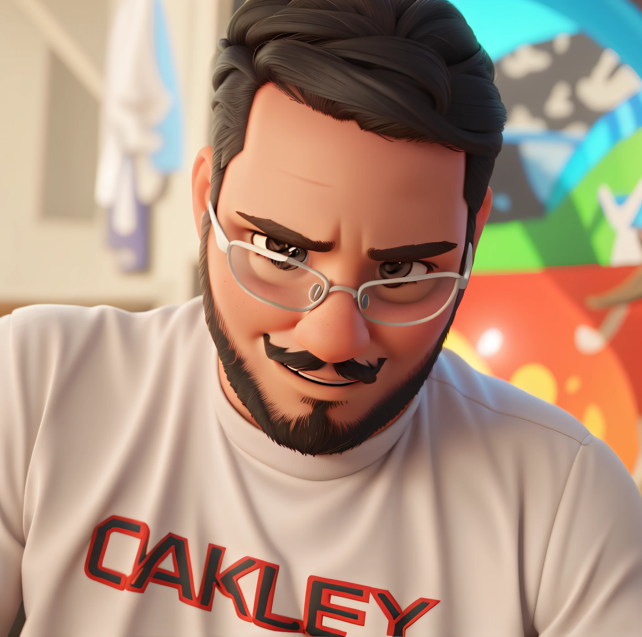 reproduza essa foto no estilo disney pixar, alta qualidade, melhor qualidade