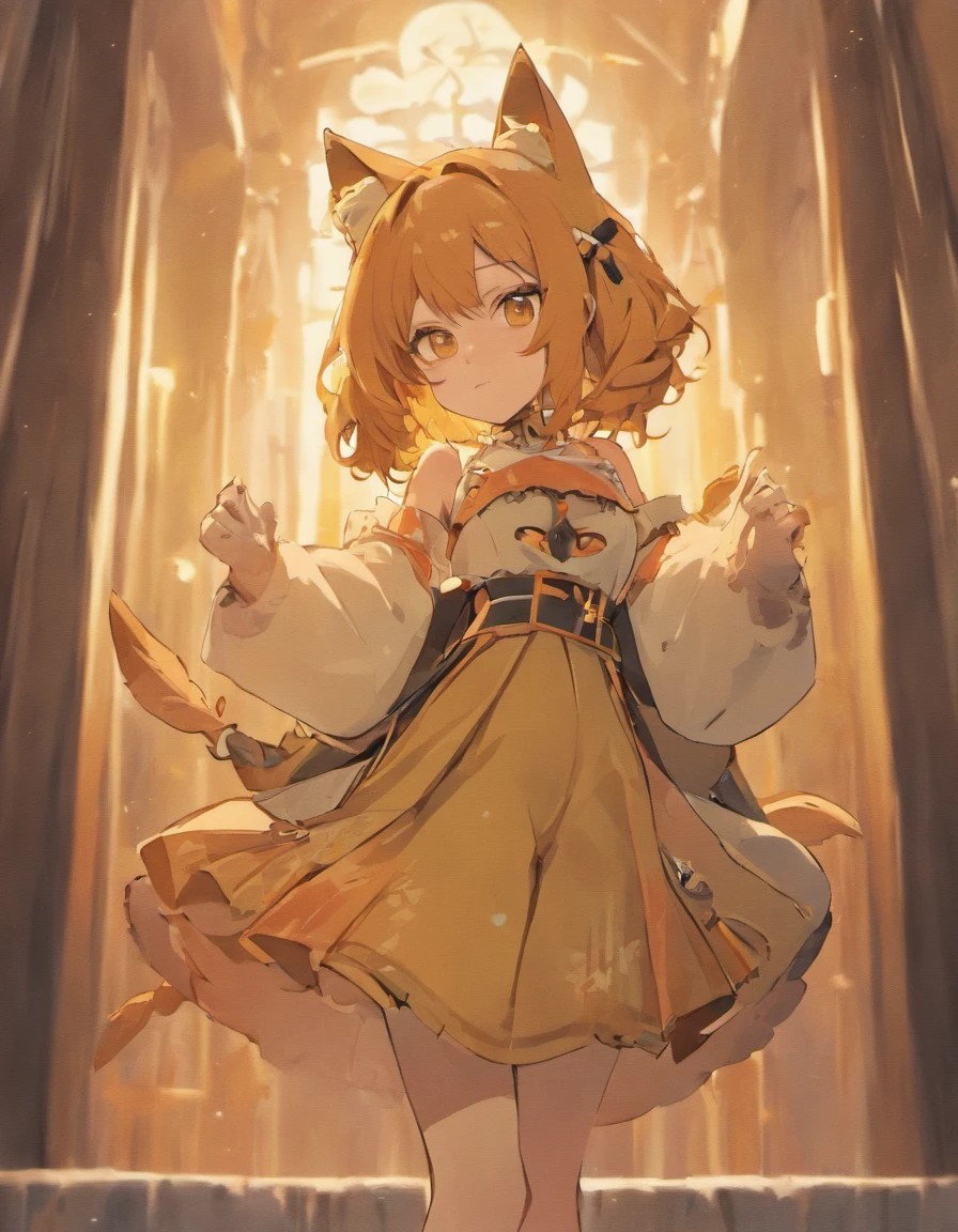 Costume Planning ThemeFall and Winter Return to Dust, Old money style, Reference brand TEME 2023. Colors of Moya Seoul 2023: momo, Amber Brown, More about orange-yellow: The top is smart,Casual culottes with loose straps,White shirt material: linen, Cotton, Silk, fleece, Full body front design,cat ear