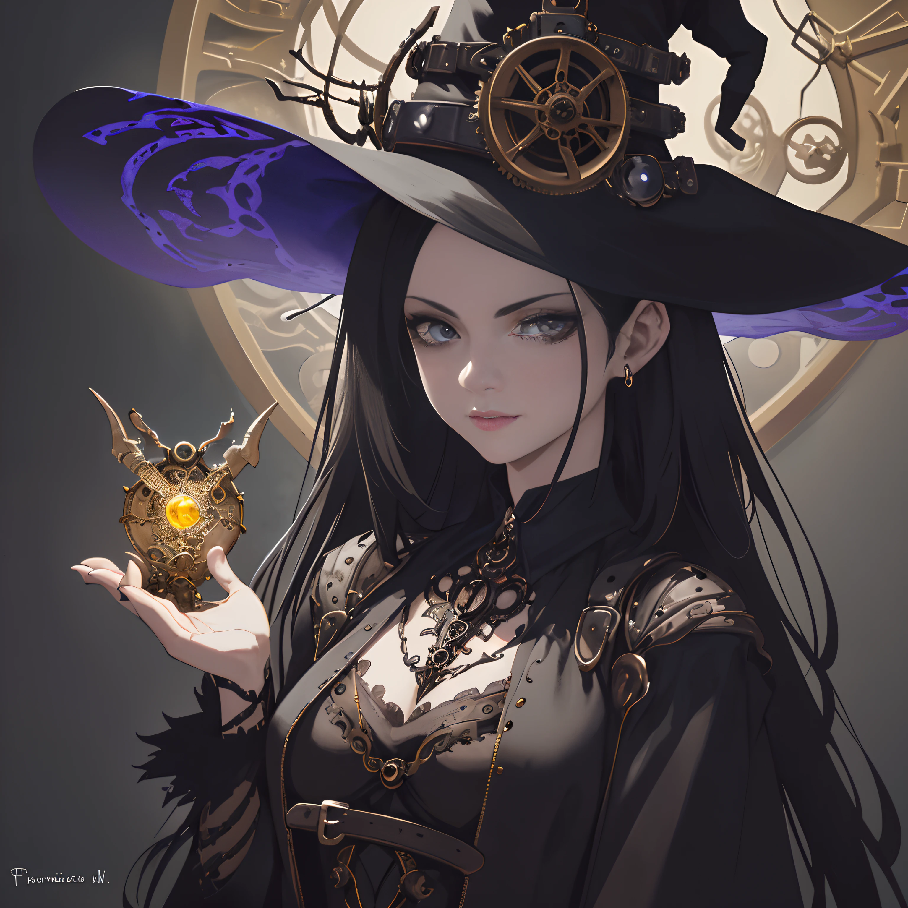 /imagine
Create mixed media art using ink painting and acrylic art to depict a ((bruxa aranha)) (((with a magical witch's hat studded with beautiful and rare black jewelry, Most Beautiful Hat of All Witches)))((reviravolta criativa)). Infundir elementos de energia escura, Of ((Steampunk)) e ((lo gothic)) Art styles to give the character a unique look. The spider witch should stand out with intricate details on her outfits and accessories. O plano de fundo deve apresentar um ((Mechanicalgirl)) e ((Ethereal)) Ambiente. Utilize um ((macro mola | | |)) para uma foto em close-up, Photius on the intricate features of the witch. Take inspiration from Steampunk and Gothic artists for a creative mix of styles.
Estilos de Arte: Steampunk, Gothic
Camera Capture: close-up
Camera lens: Macro Lens
Rendering Style: Mixed media (Paint painting and acrylic art)
resolution: High Resolution
Lighting: A combination of mechanical and ethereal lighting
, misterioso