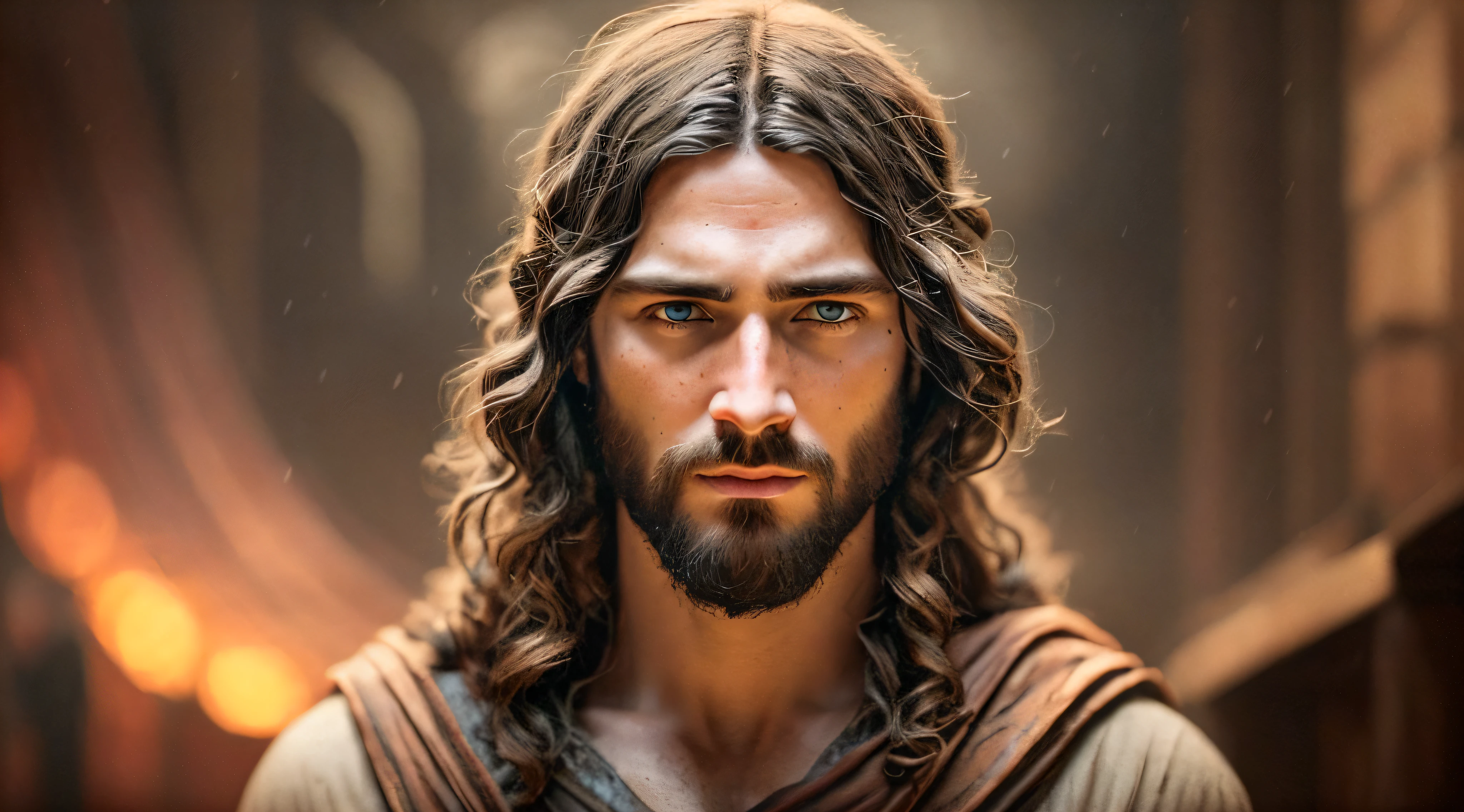 JESUS CHRIST DARK PHOTO: realistic epic, soft cinematic portrait, adobe lightroom, photographic lab, highly detailed, faded, (neutral colors: 1.2), (hdr: 1.4) , (soft colors:1.2), hyperdetailed, (artstation:1.4), cinematic, warm lights, dramatic light, (intricate details:1.1), complex background, (rutkowski:0.66), (blue and orange:0.4) --auto --s2