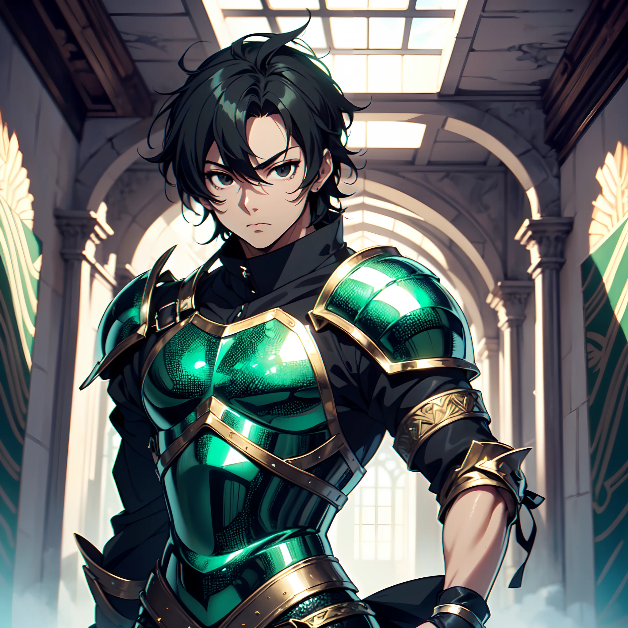 128K Ultra High Definition,
128K Ultra High Quality,
128K Ultra High Resolution,
Best Definition,
Best Quality,
Best Resolution,
Perfectly Detailed,
Perfectly Designed,
Extremely Detailed,
Extremely Designed,
Hyper Detailed,
Hyper Definition,
Hyper Quality,
Hyper Resolution,
Masterpiece,
(((Anime))),
Body Shot,
(((Boy))),
Handsome,
Muscular Body,
(((Black Mid Hair))),
(((Black Eyes))),
(((Hyper Detailed & Perfectly Designed With Ultra High Quality Green Emerald Warlord Armor))),
(((Inside Of Medieval Royal Palace Background Scenery))),