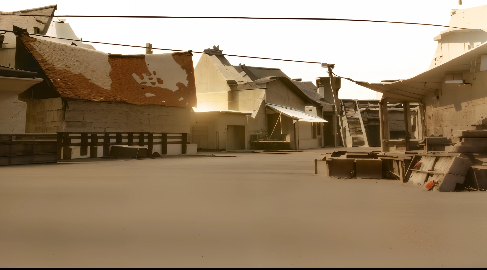 there is a large elephant that is standing in the grass, sunlight and whimsical houses, daylight made in blender, stylized as a 3d render, a low poly render, stylized 3d render, 3 d stylize scene, rendered in pov - ray, seen from below, rendered in nvidia's omniverse, rendered in unity 3 d