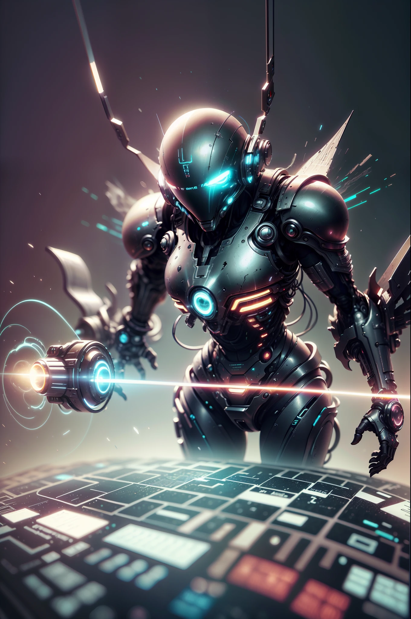 Obra maestra,((Metal ligero plateado limpio)),((Estilo cyberpunk)),La mejor calidad,((Por la noche, Centro futurista :1.3, Concepto-Arte, planetas)),(Super details, esthetic, beautiful composition, colores ricos y vivos, Extenso, Luz suave),Motor ilusorio,Renderizado por Octane,Render de ternura,Renderizado 3D de,Adobe Photoshop,8k --auto --s2