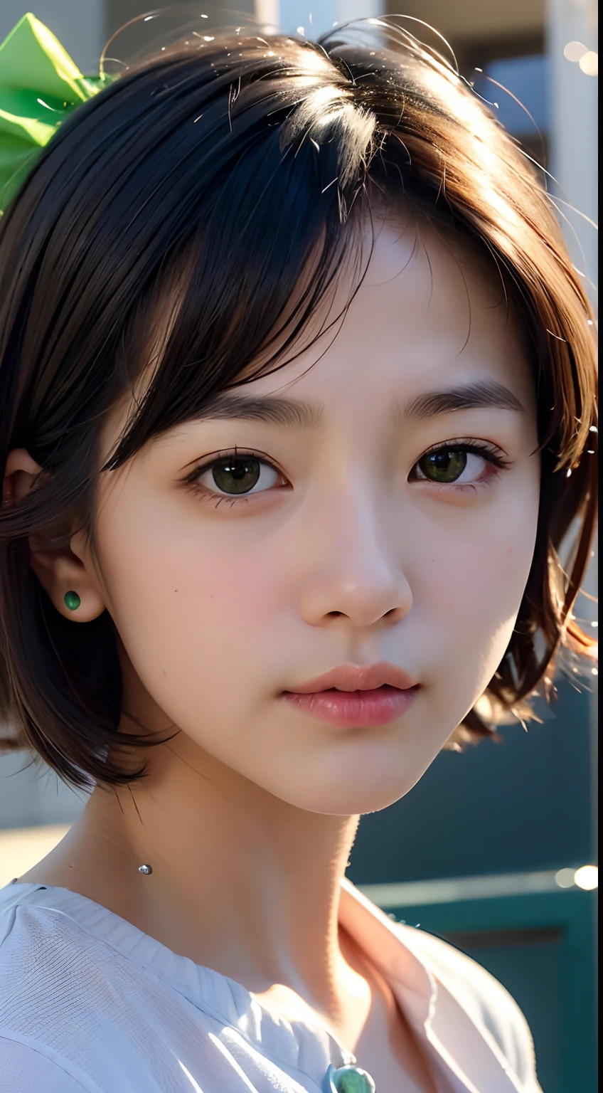 (seattle:1.5), close up, masterpiece, best quality, raw photo, photorealistic, face, incredibly absurdres, beautiful girl, cute, short hair, depth of field, highres, ultra-detailed, finely detail, extremely detailed, extremely detailed eyes and face, sharp pupils, realistic pupils, sharp focus, ccinematic lighting