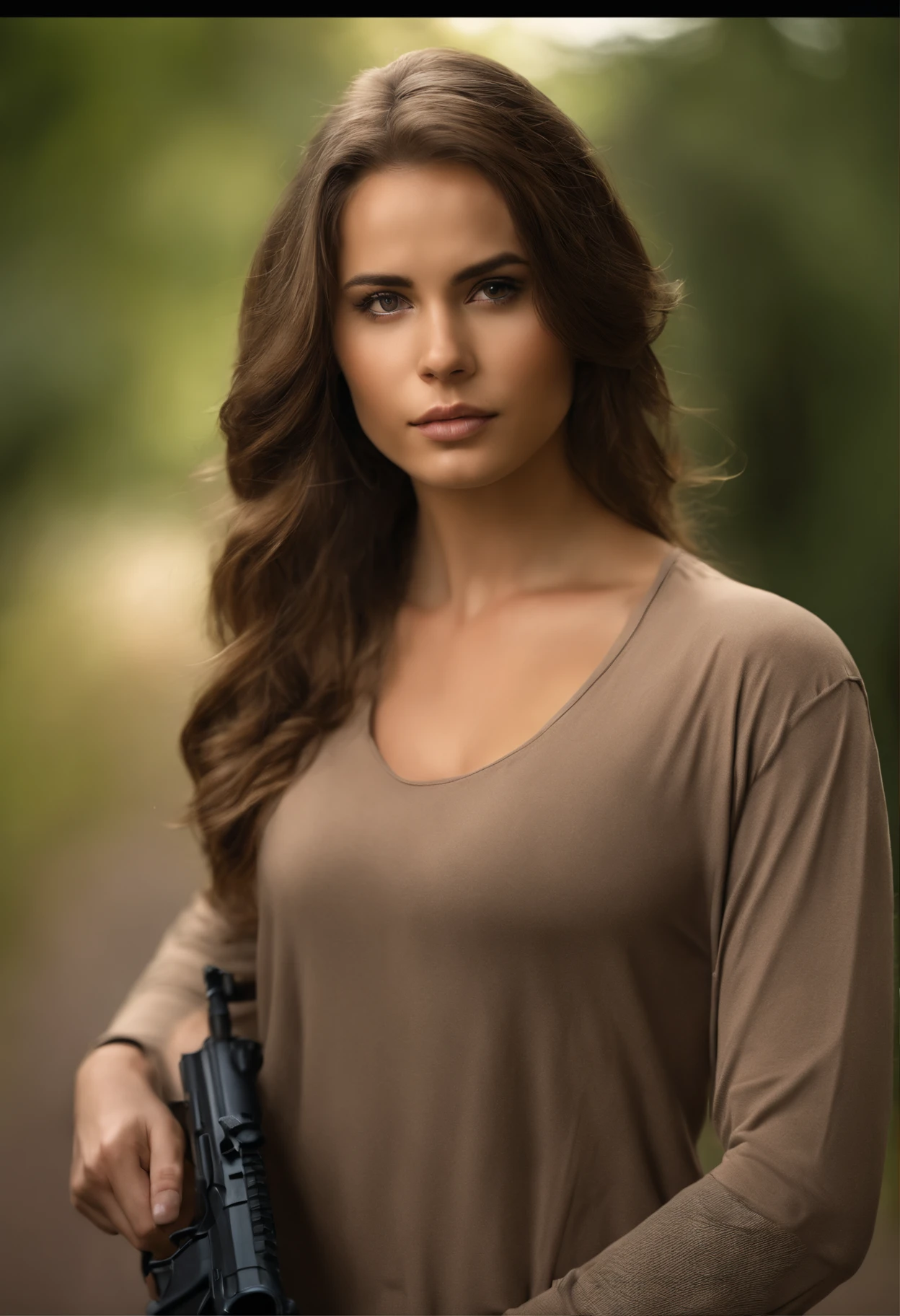 (foco profundo,Altas:1.2),(Realistic:1.37) retrato,Decano,,Agente do FBI,especialista em armas,slightly severe expression,brown hair,olhos verdes,Strong physique,tiro de corpo inteiro,malhar,macho,Professional Lighting & Bekah