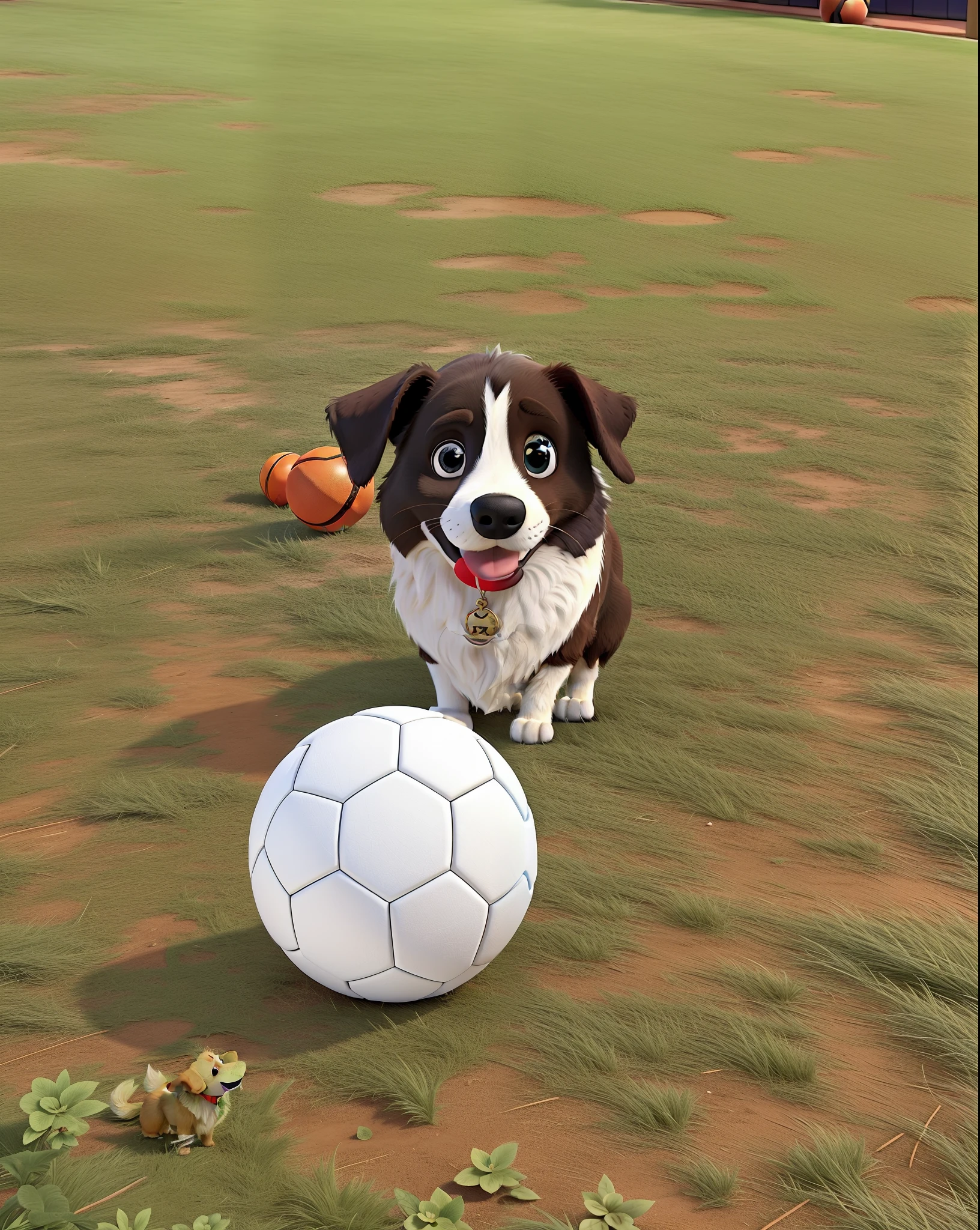 Dog and ball style Disney