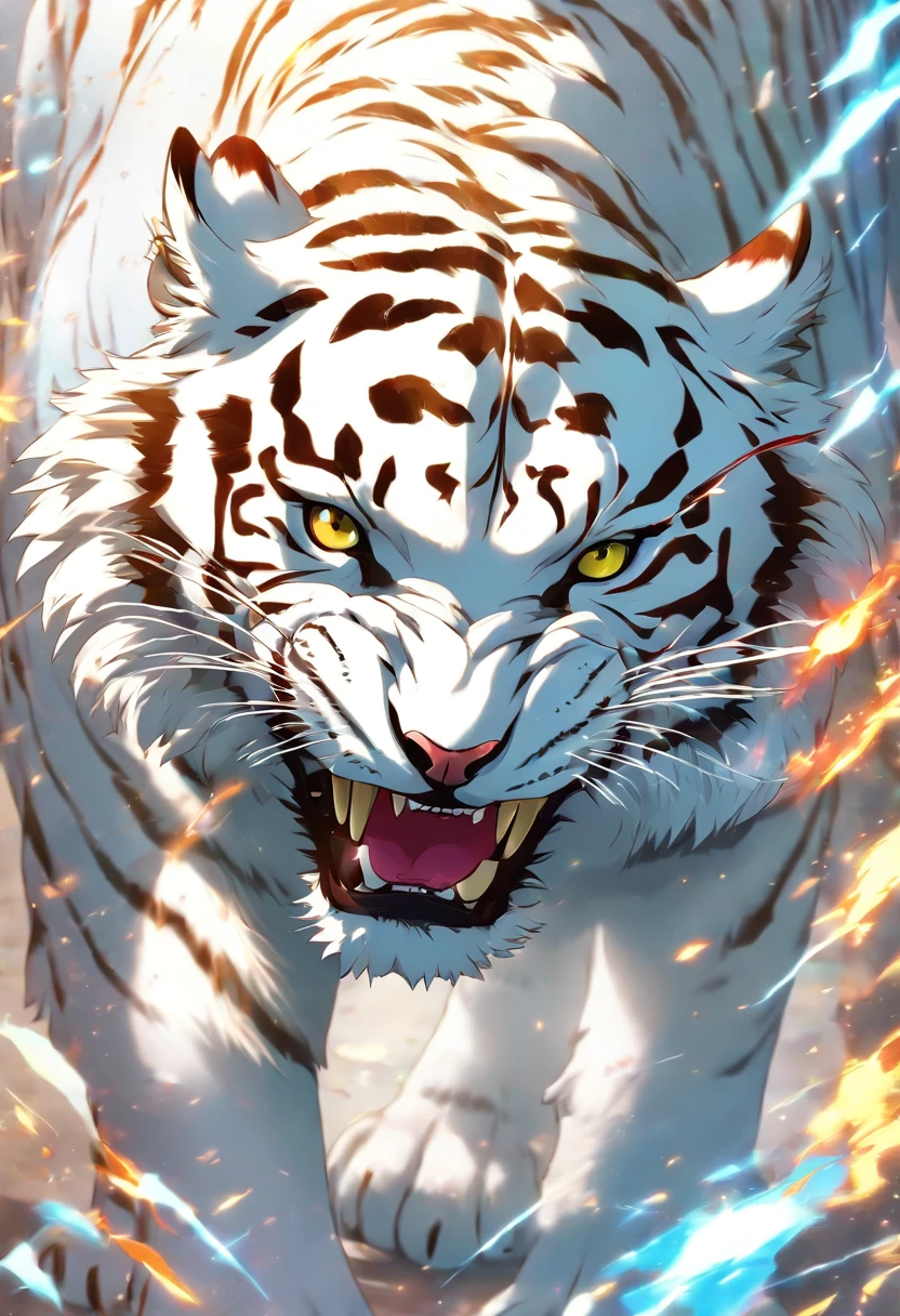 White Tiger Skinny Fighter