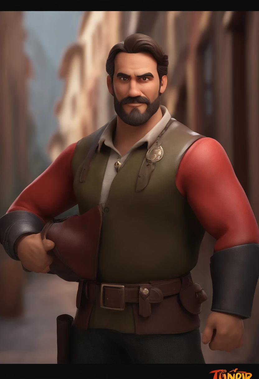 Cartoon character from There's a Man with a Beard and Red Shirt, retrato de alta qualidade, arte digital. pintura digital dos desenhos animados, arte digital!!, arte digital dos desenhos animados, realismo artstyle, estilo caricatura, professional illustration, pintura digtial, retrato colorido detalhado, pintura digital profissional, Retrato NFT, painitng digital, imagem de arte digital, animation character, Caractere estilizado, animation style rendering, 3D estilizado, Arnold Maya render, 3 d render stylized, toon render keyshot, Personagem 3D, Personagem 3D, 3d rendering stylized, 3 d character render, personagem de desenho animado, Personagem de close up, Pose de personagem,  (Estilo Pixar) (master part:1.2) (Bokeh) (best quality) (pele detalhada) (textura detalhada) (8k) (argila) (Cinematic lighting) (foco nítido