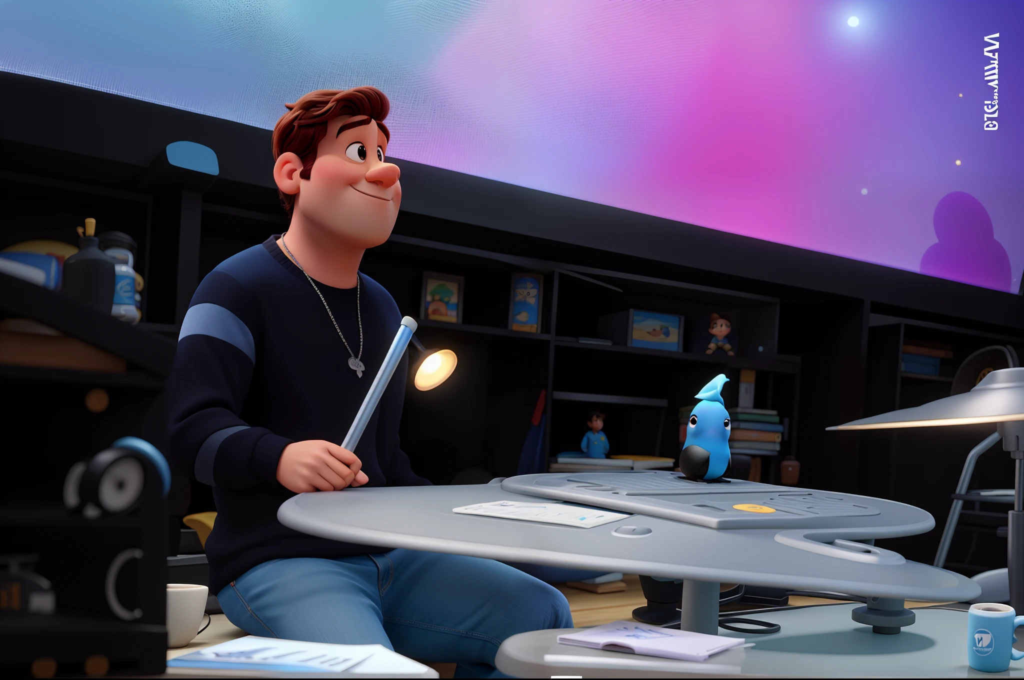 uma familia disney pixar, alta qualidade, melhor qualidade. Nome pixar no canto da imagem