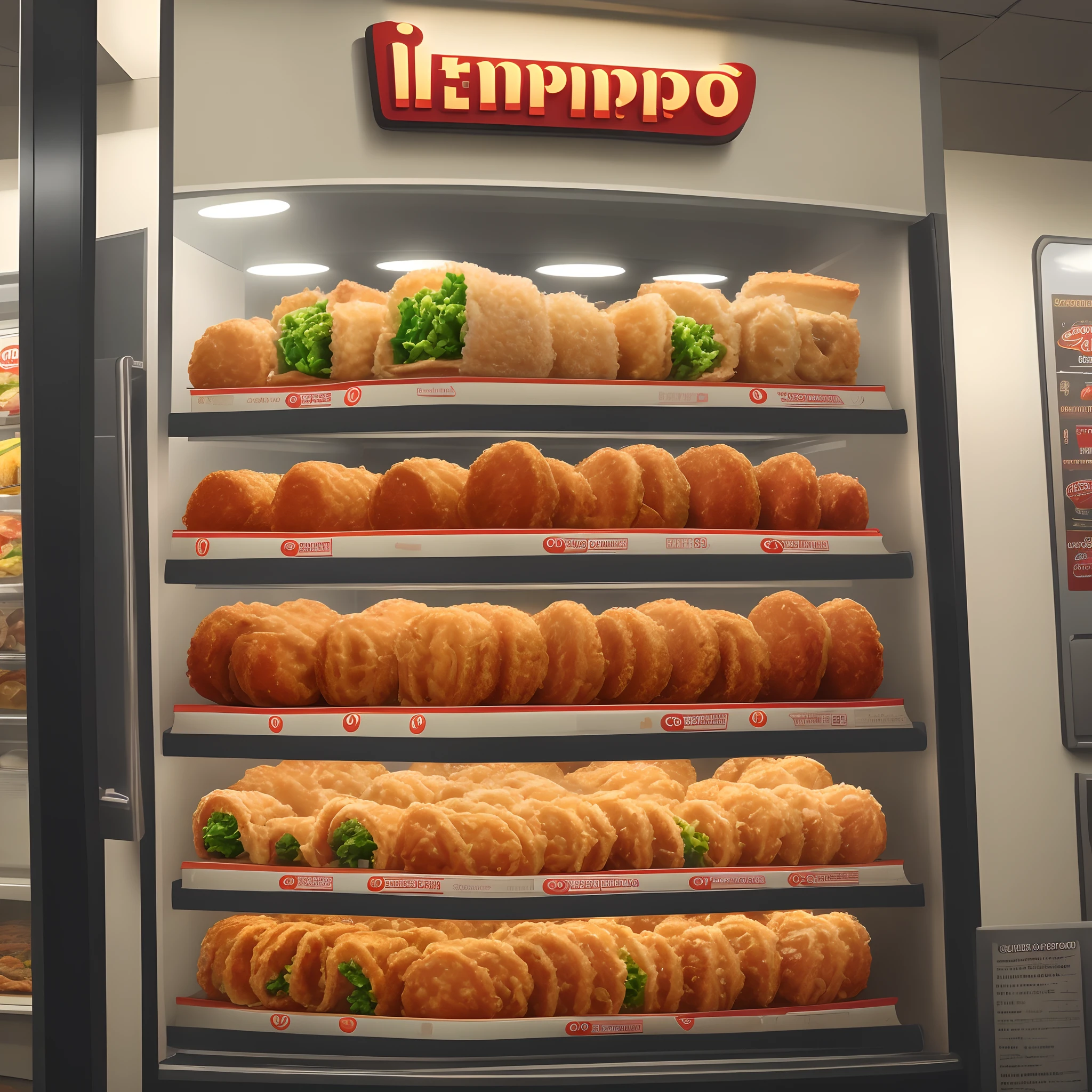 Image of a fast food business logo that says, Imperio Food