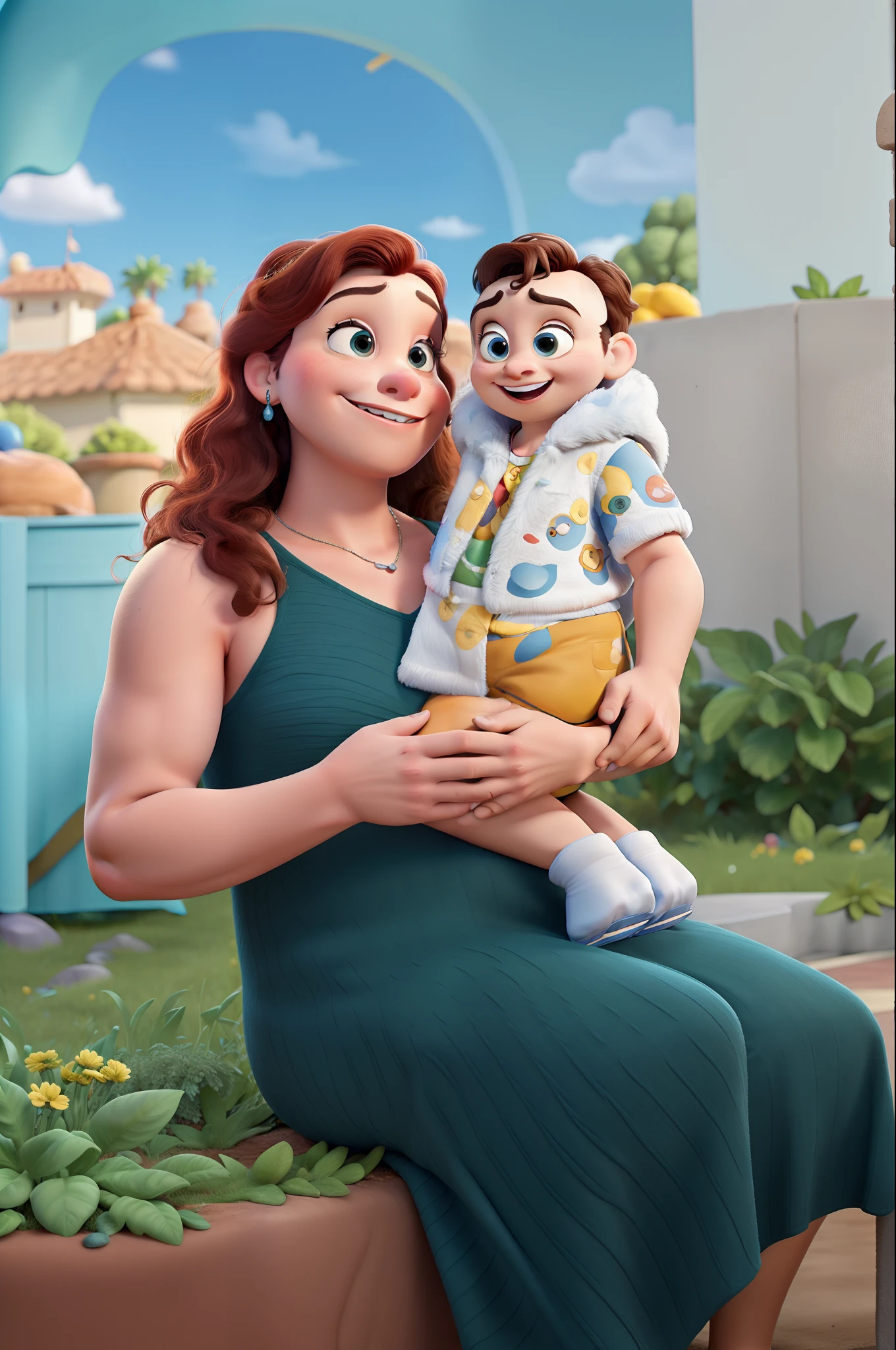 Cartoon disney pixar cores vivas