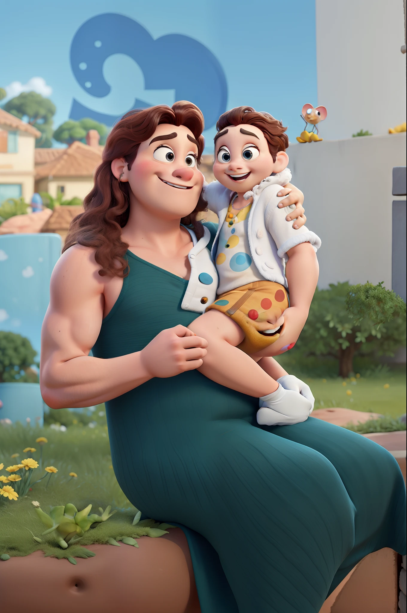 Cartoon disney pixar cores vivas