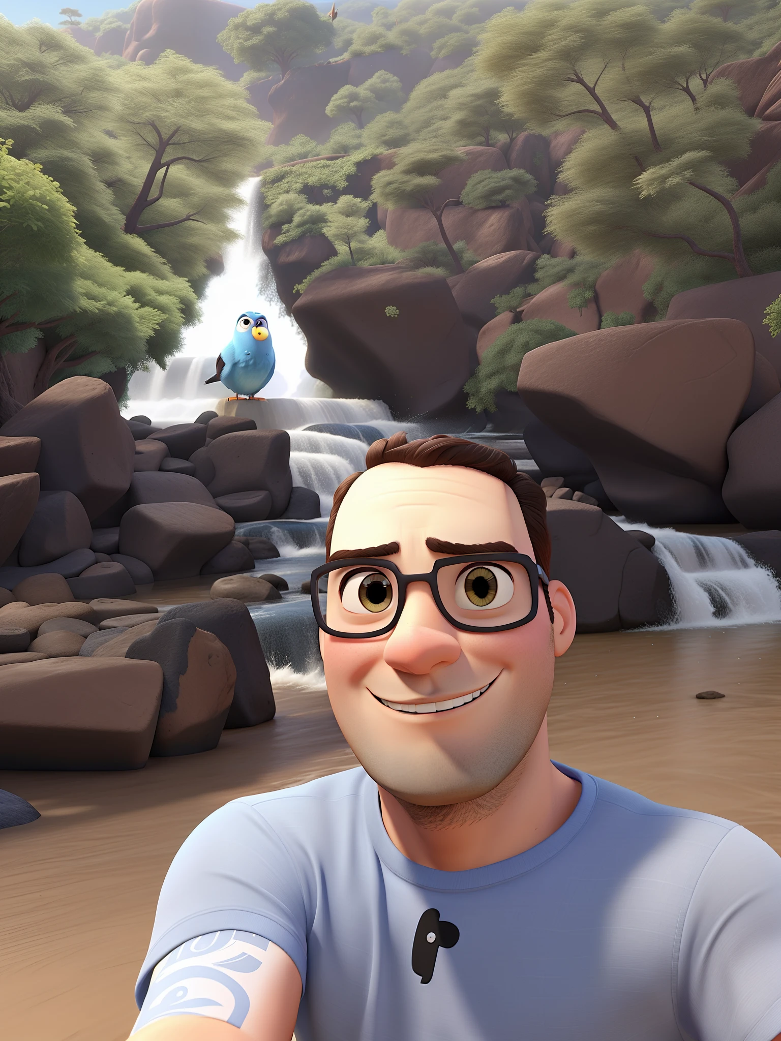 Estilo Pixar, alta qualidade