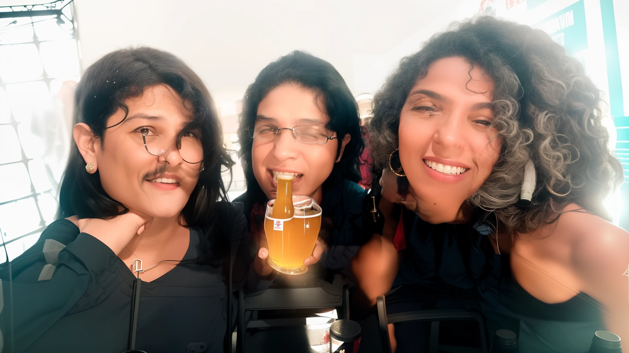 Several people are standing in a room with chairs and beer, Album Photography, Directed by: Nandor Soldier, fotografia, olhar orgulhoso, Last photo, belos arredores, Directed by: Robert Combas, festival, fotografia de grupo, Rapazes, Locklegion, non blurry, Directed by: Joseph Pisani, not cropped, fotografia de baixa qualidade, photo taken at night, In Sao Paulo