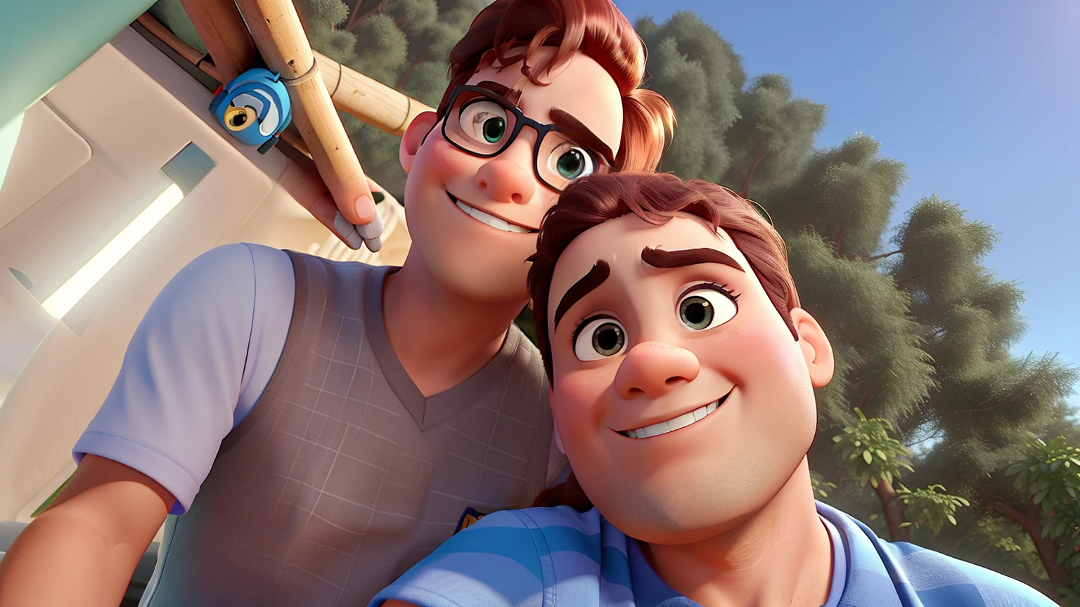 estilo Disney pixar melhor qualidade, maior qualidade.