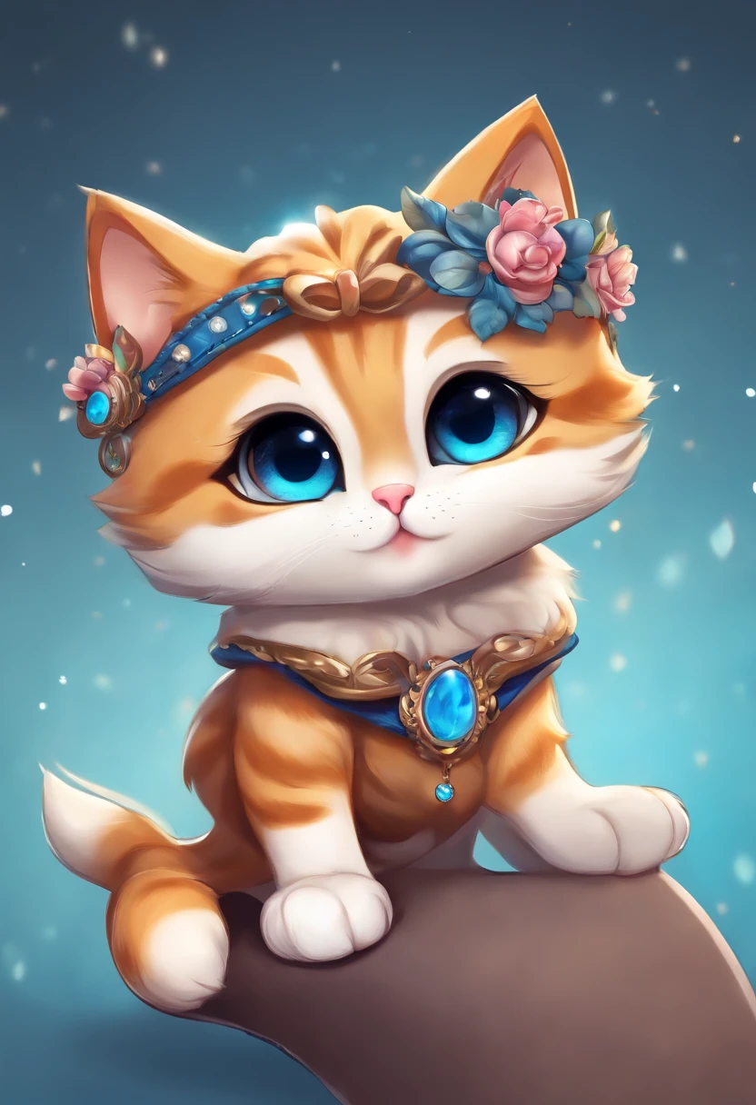cat fofo cute baby olhos grande chibi cartoon 3