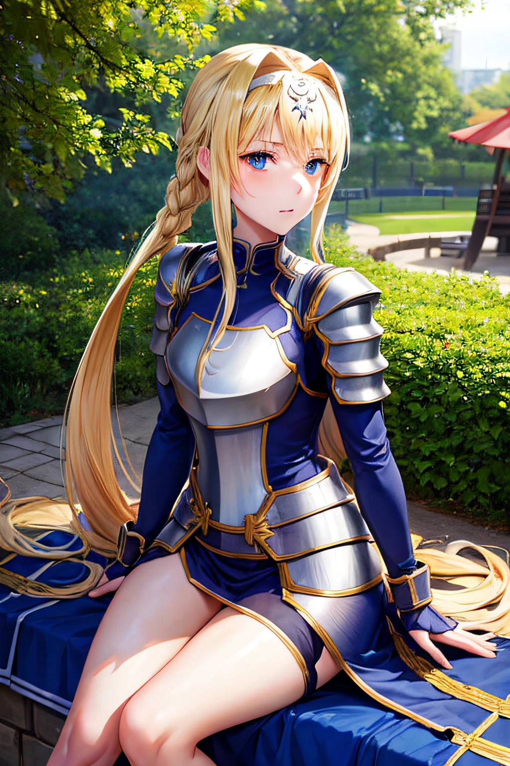 Alice Zuberg,Sex,hentai,独奏,,Naked,in armor,For men,A park,